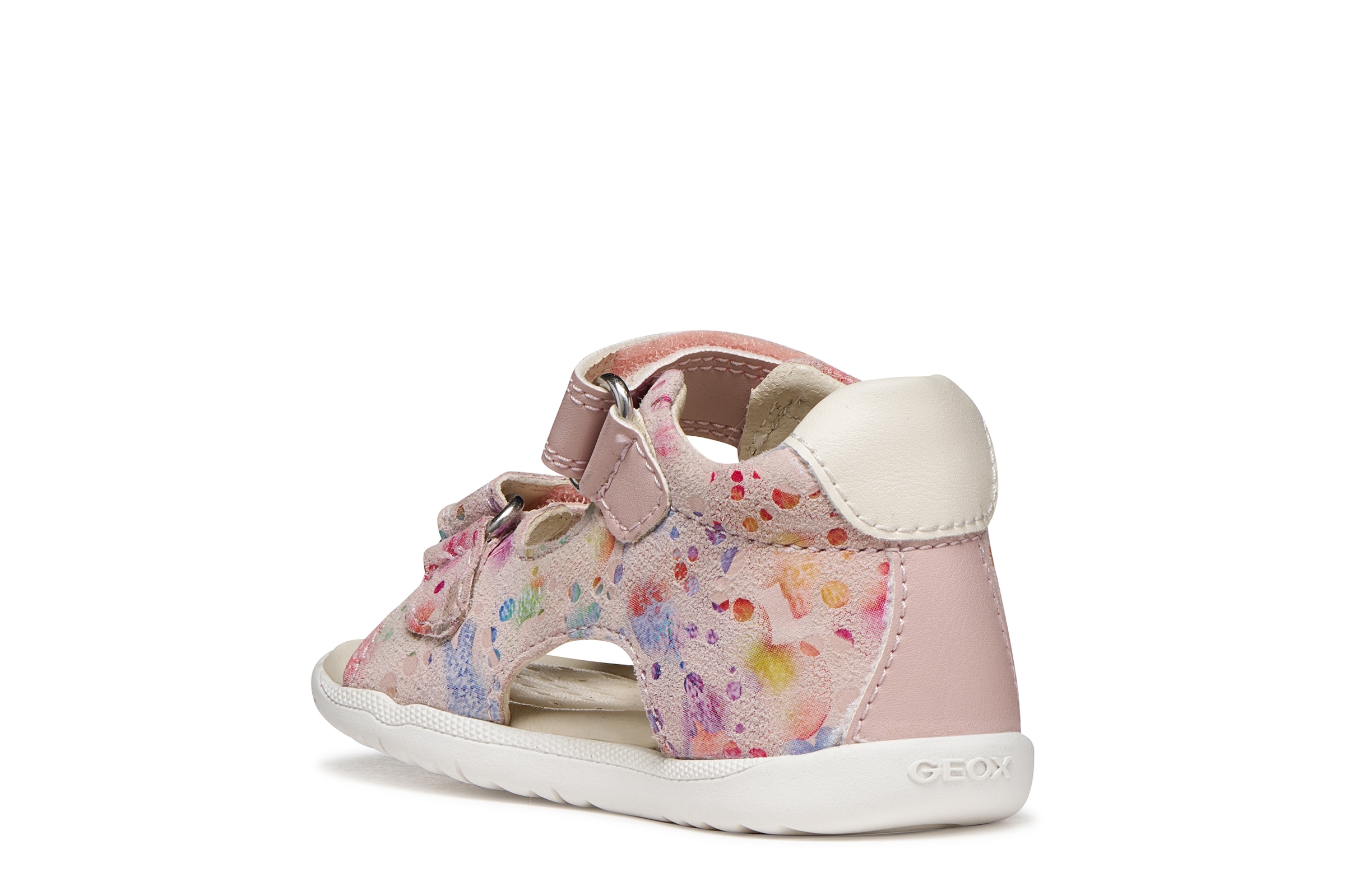 Geox Lauflernschuh »B SANDAL MACCHIA GIR«  Babyschuh mit Klettverschluss, Größenschablone zum Download