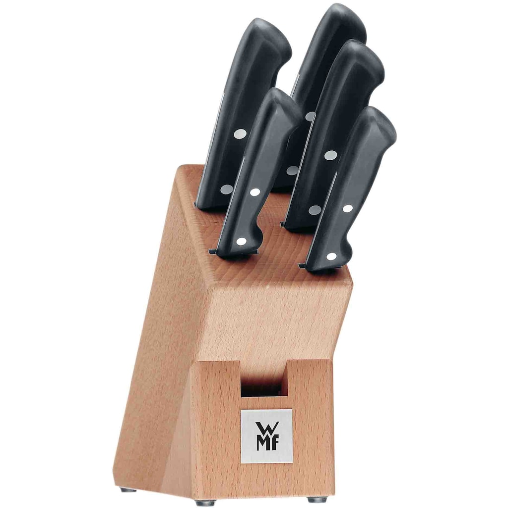 WMF Messerblock »Classic Line«, 6 tlg., Messerklingen aus Spezialklingenstahl