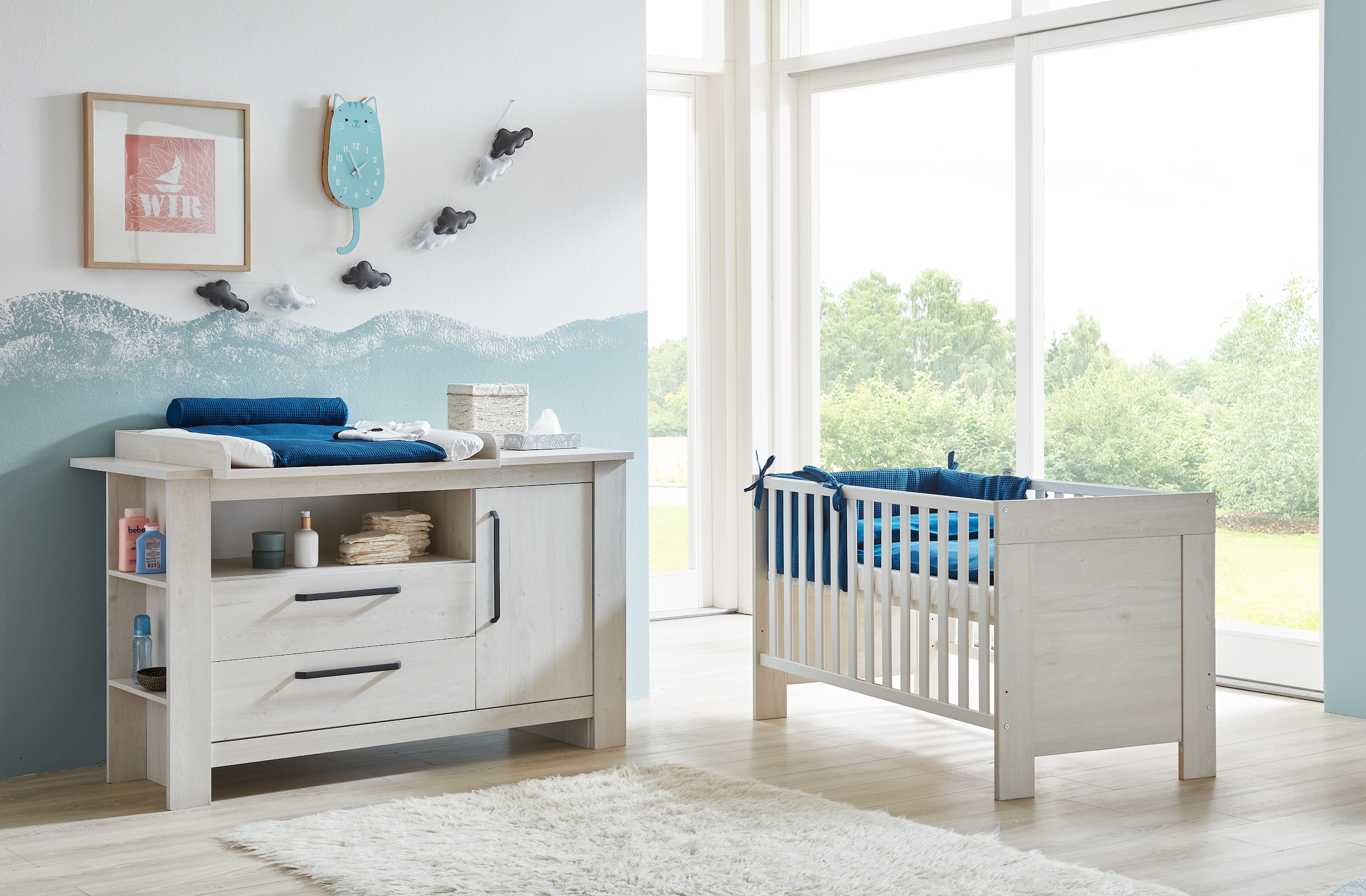 bei Wickelkommode; berndt in »Til«, St., Germany Made arthur (Spar-Set, mit Wickelkommode), und Kinderbett 2 Kinderbett, Babymöbel-Set