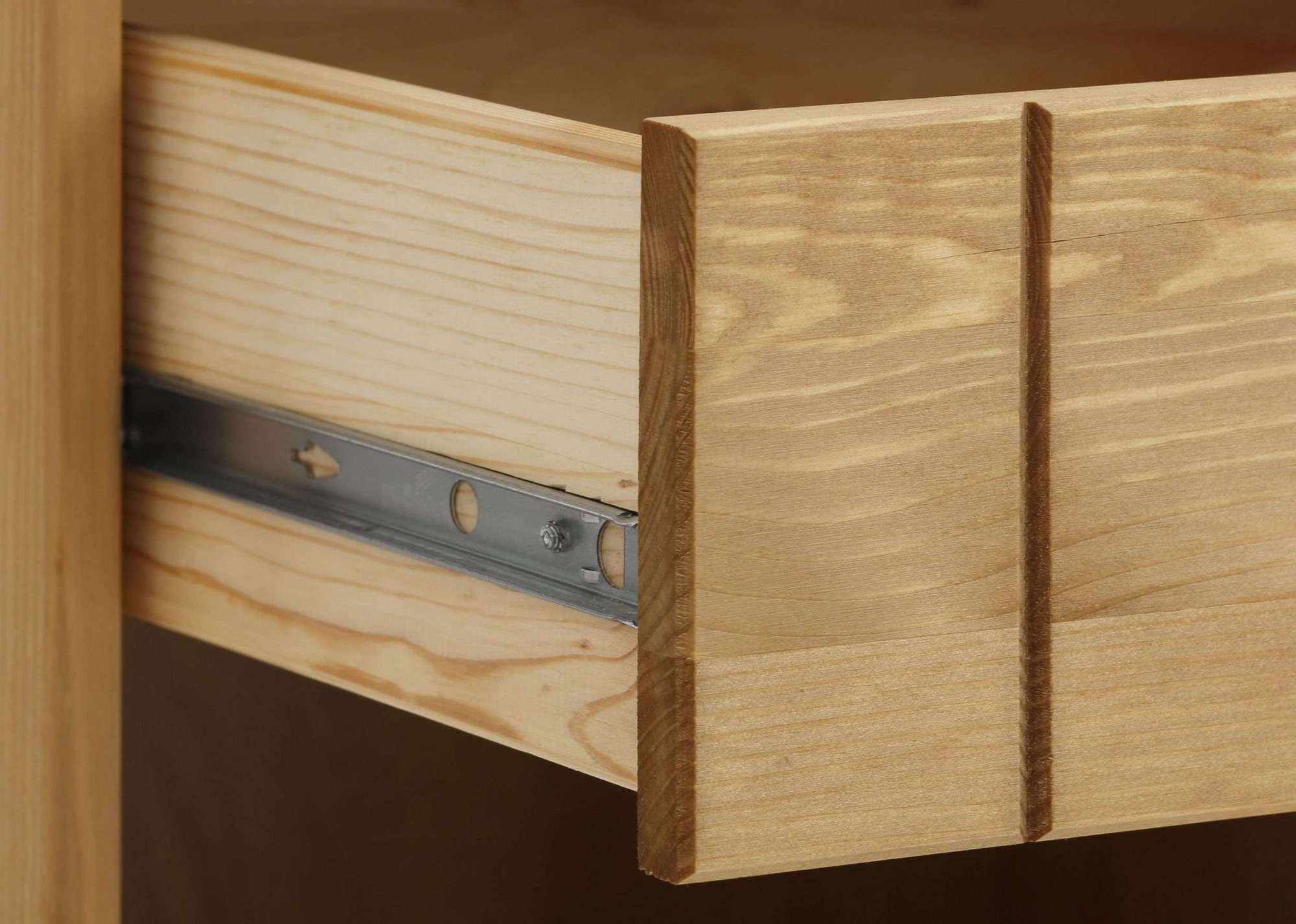 OTTO home Hochschrank »Indra, Badschrank, Badmöbel, Badezimmerschrank« B/T/H: 46/32/186 cm,  aus massiver Kiefer, mit Schublade, FSC®-zertifiziert