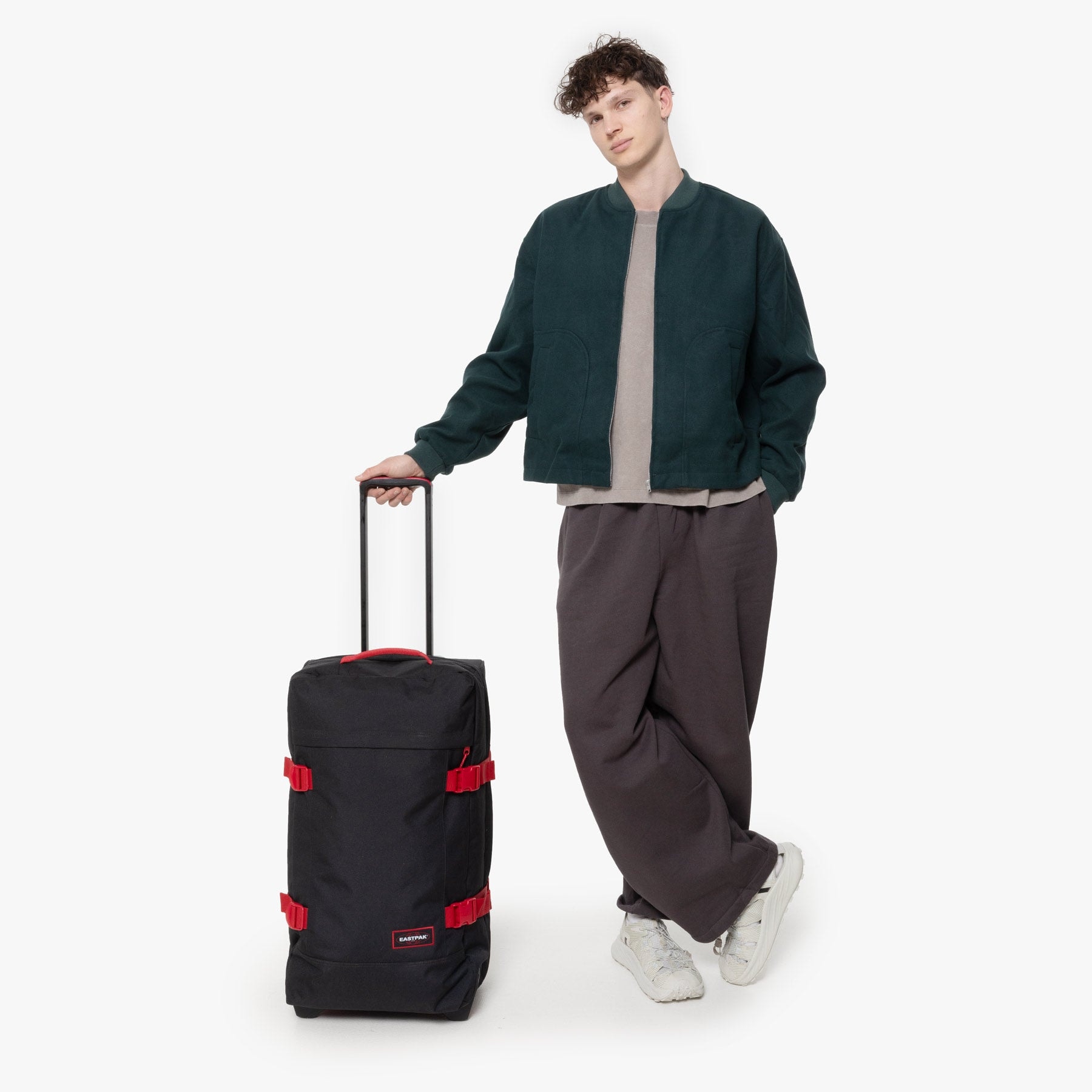 Eastpak Weichgepäck-Trolley »TRANVERZ M« 78 l 2 Rollen Handgepäck-Koffer Reisegepäck Reisekoffer TSA Schloss