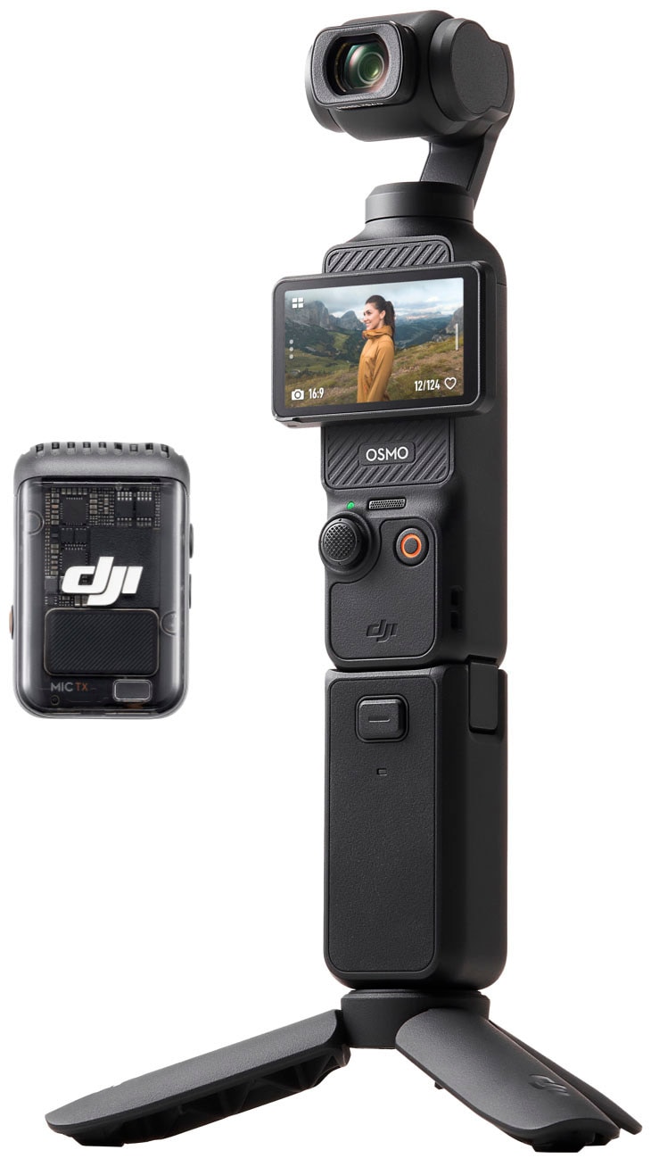 DJI Camcorder »Osmo Pocket 3 Kreativ Combo« 4K Ultra HD Bluetooth