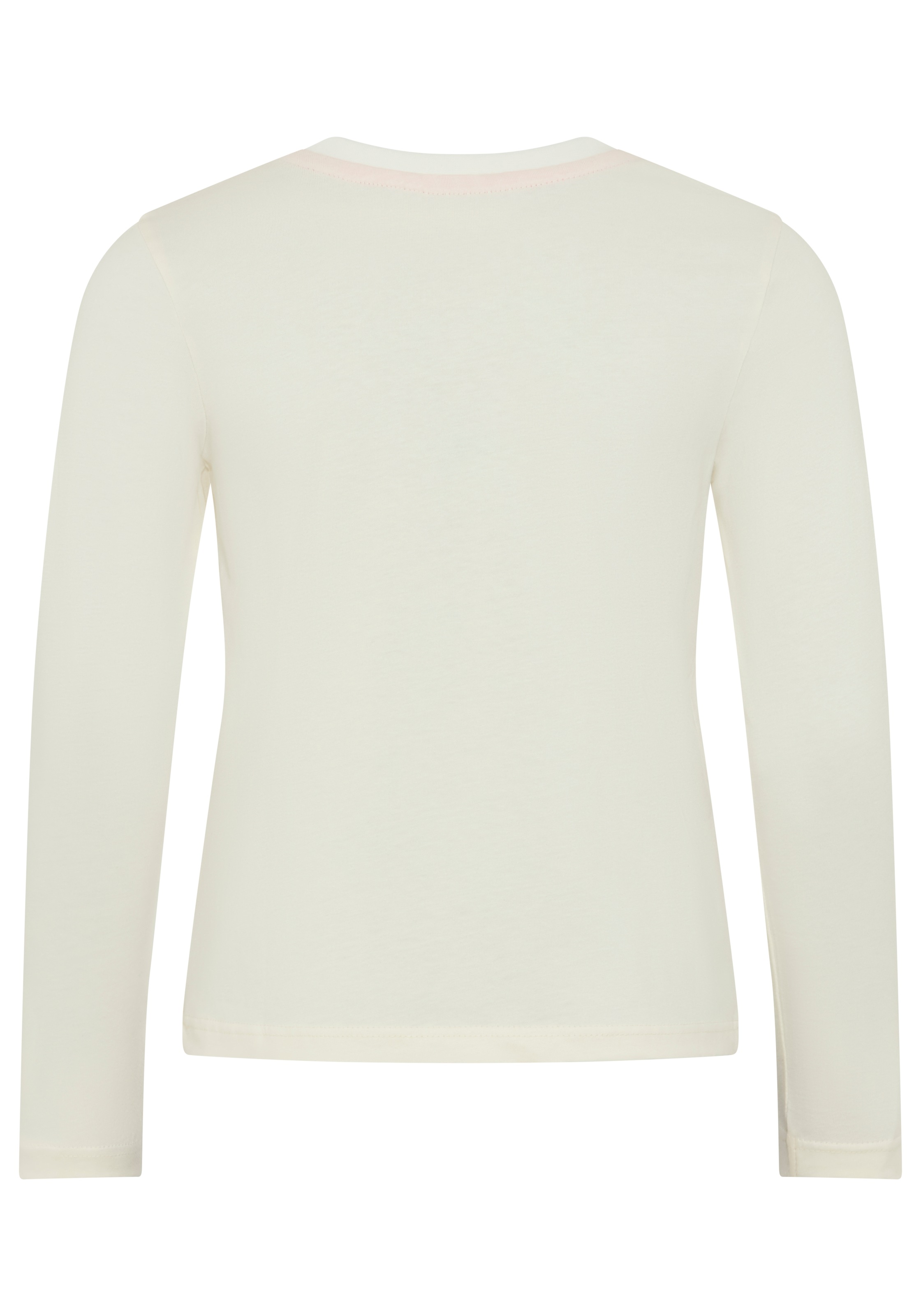 Scout Langarmshirt »Süßes Shirt mit großer Herz-Pailletten Applikation - NEU von SCOUT« Hüftlange Basic-Passform, Langarm, mit Rundhalsausschnitt