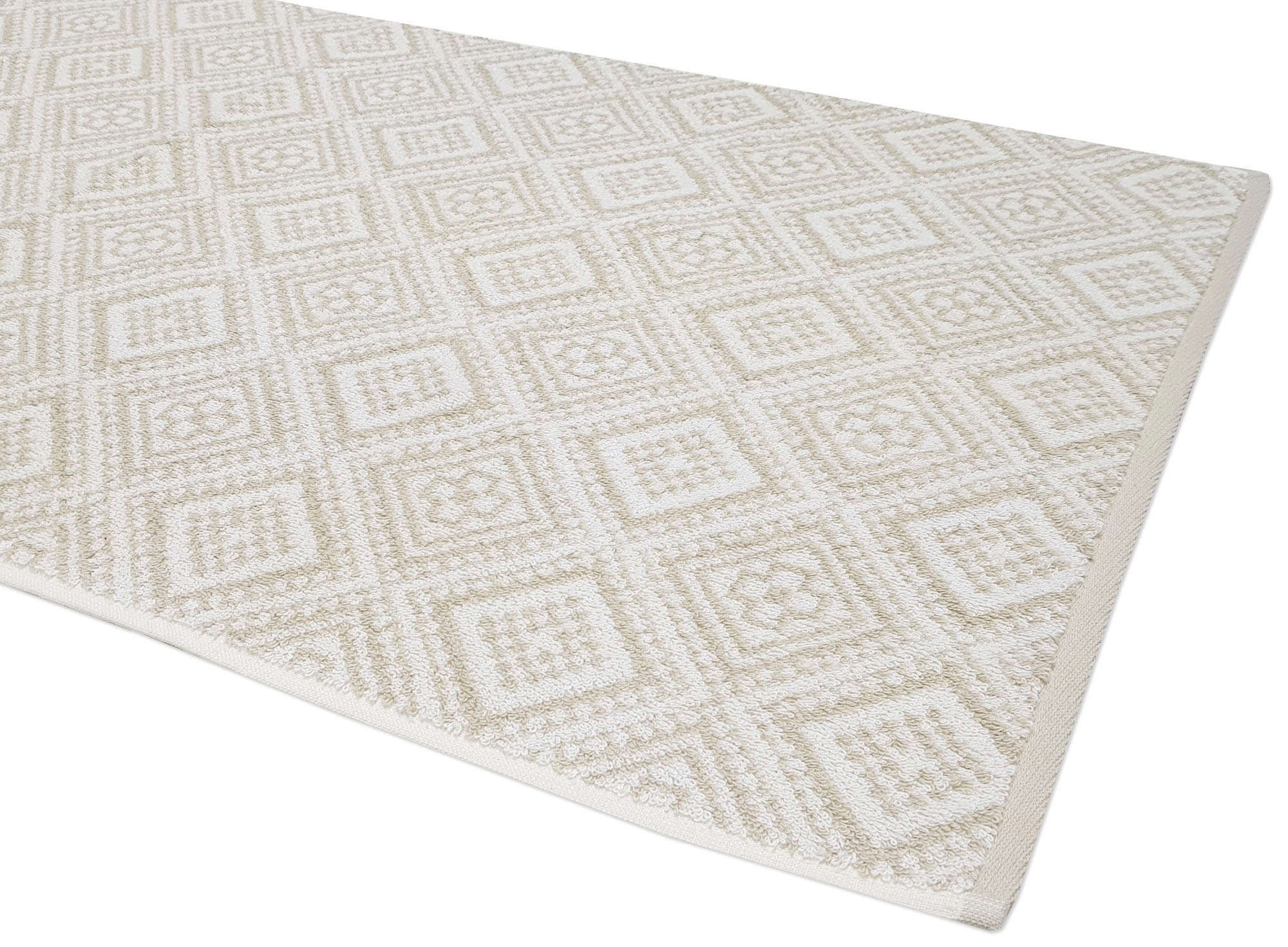 framsohn frottier Badetücher »Arabeske Duschtücher«, (Set, 2 St., 2er Set Badetücher 75 x 150 cm), Badetuch, skandinavisch gemustert, hergestellt in Österreich