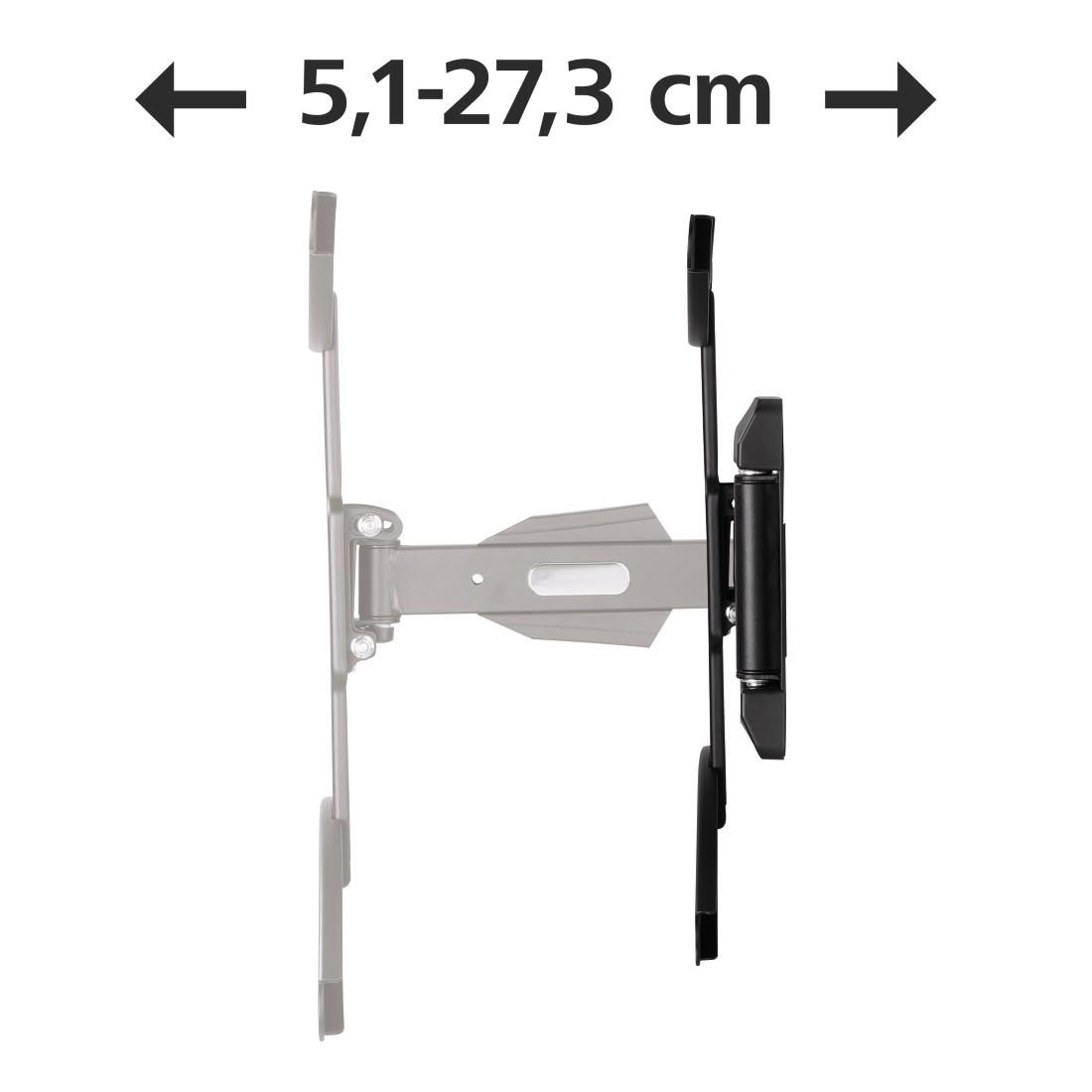 Hama TV-Wandhalterung »TV-Wandhalter Arm bis 72cm ausziehbar 32-65 Zoll/81-165cm  bis 50kg«, bis 165 cm Zoll ➥ 3 Jahre XXL Garantie