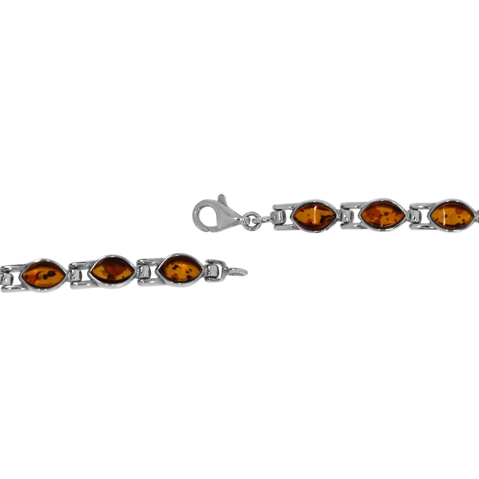 OSTSEE-SCHMUCK Armband »- Uzay - Silber 925/000 - Bernstein«