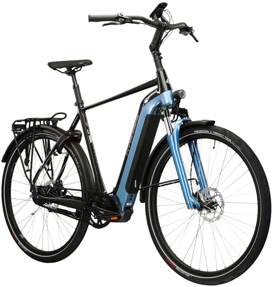 Kross E-Bike »E-Citybike Sentio Hybrid 7.0 28 Zoll schwarz«, 8 Gang, Shimano, ALFINE, Mittelmotor 250 W, Pedelec, Elektrofahrrad für Damen und Herren