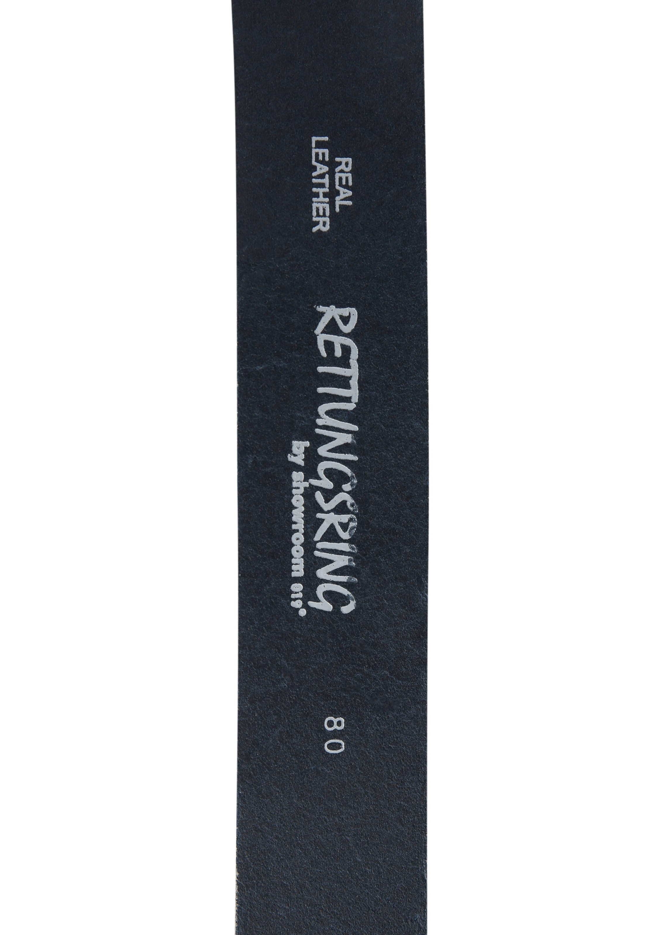 Rettungsring Gürtel Ledergürtel mit austauschbarer Schließe »Vollmond Silber«