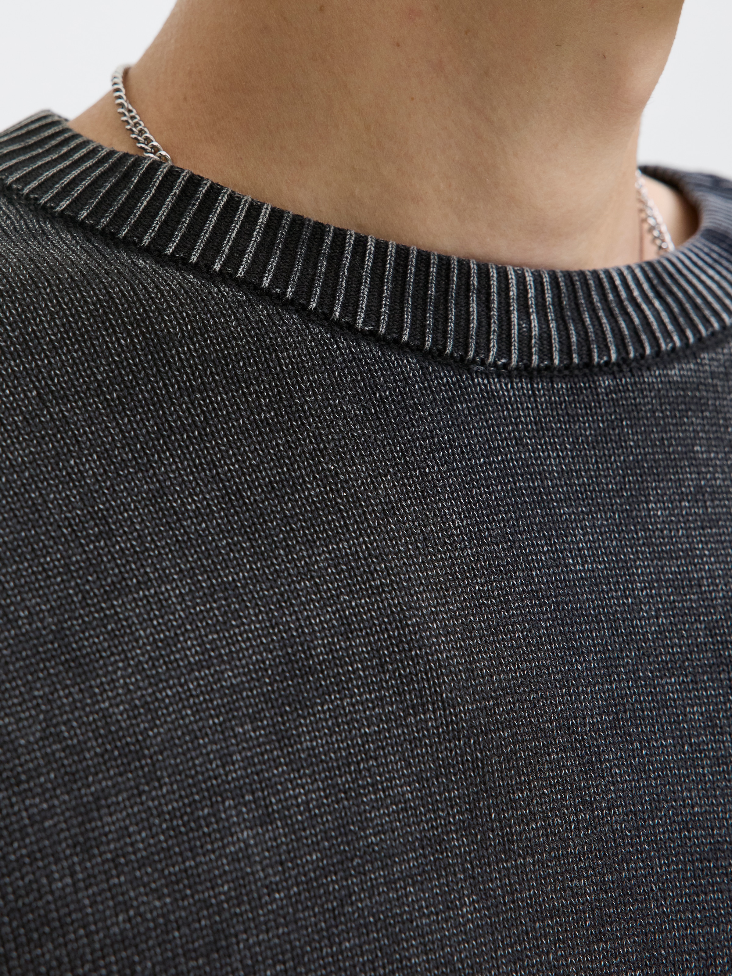 Jack & Jones Rundhalspullover »JJECHARGE FADED KNIT CREW NECK NOOS«