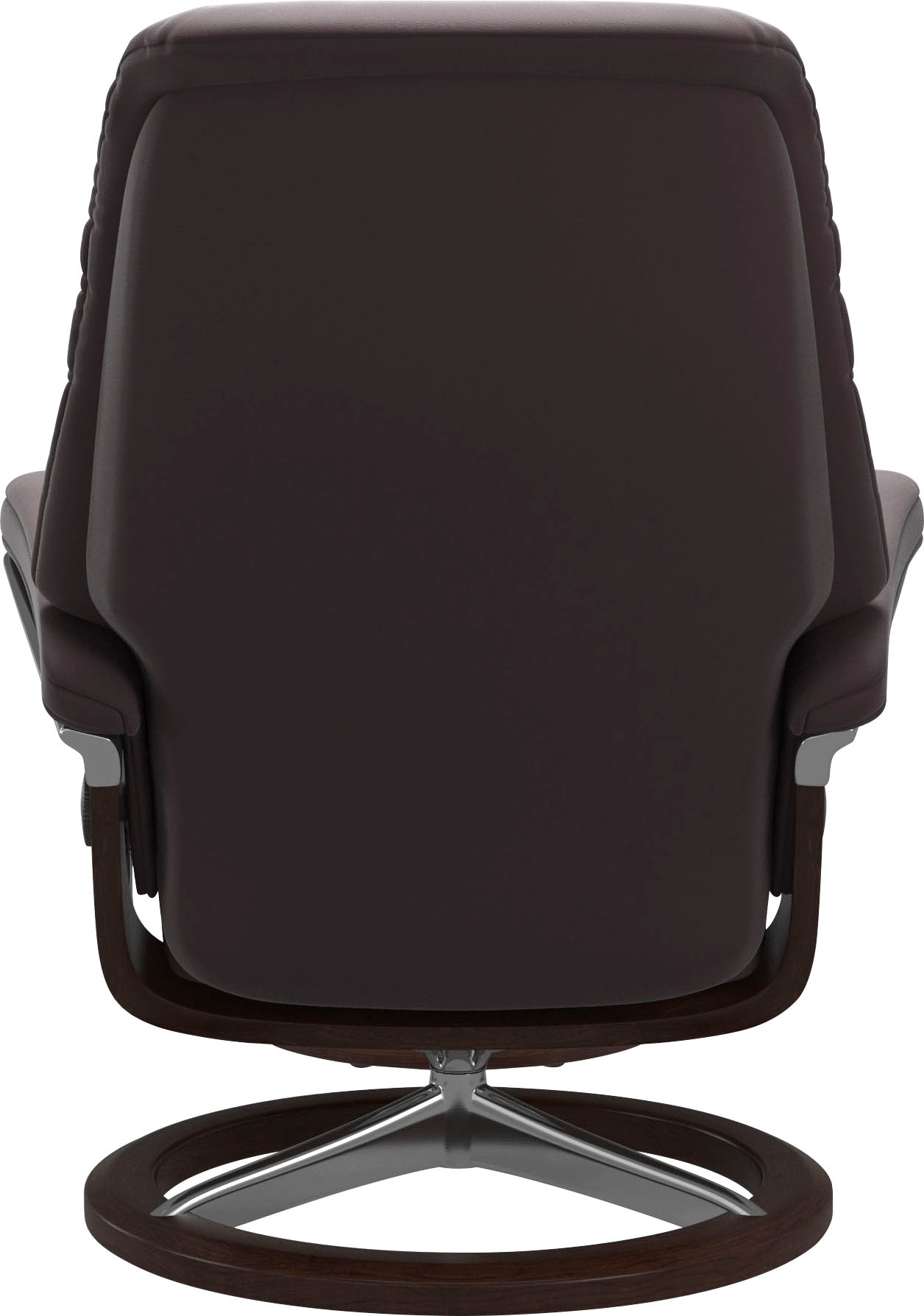 Stressless® Relaxsessel »Sunrise«, (Set, Relaxsessel mit Hocker), mit Signature Base, Größe S, Gestell Braun