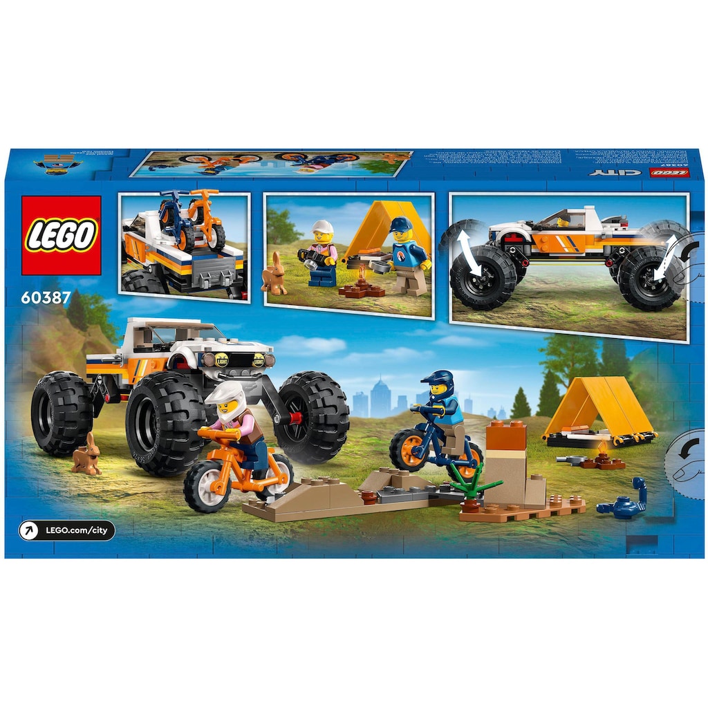 LEGO® Konstruktionsspielsteine »Offroad Abenteuer (60387), LEGO® City«, (252 St.)