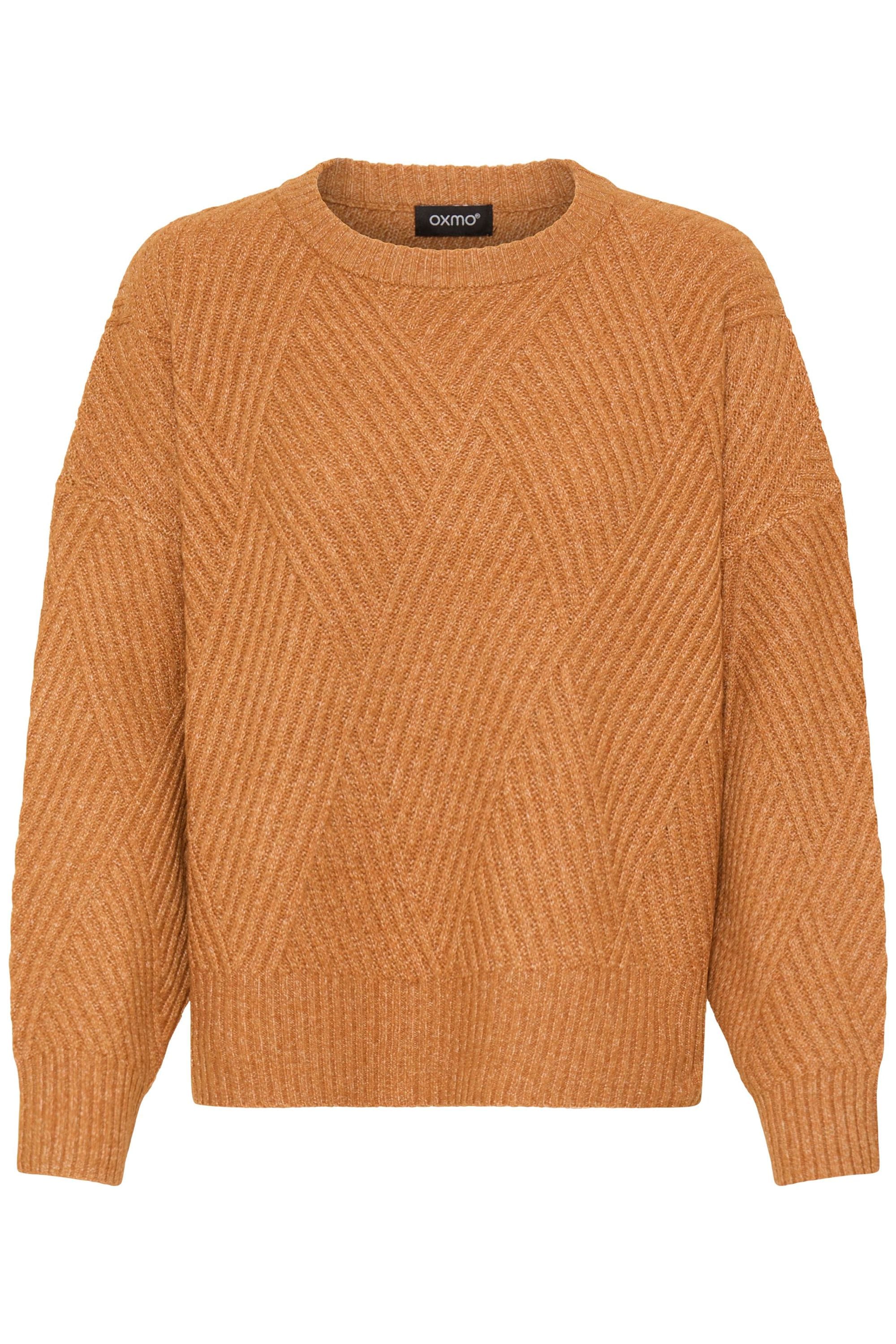 OXMO Strickfleece-Pullover »Strickpullover OXIBOMMA«