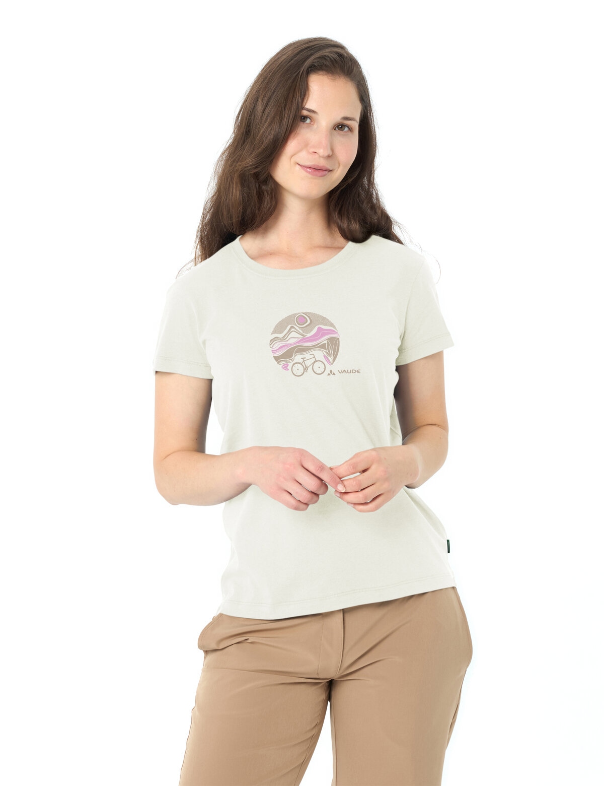 VAUDE Funktionsshirt »WOMEN'S CYCLIST T-SHIRT V« sportliche Passform, Kurzarm, für Radsport und Outdoor-Aktivitäten