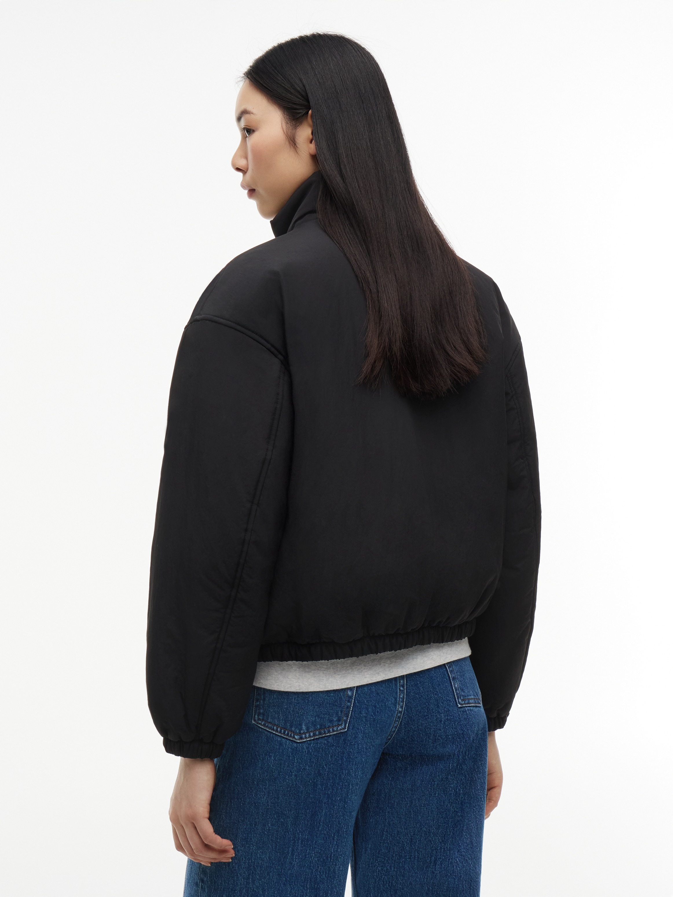 Tommy Jeans Blouson »TJW PADDED HIGH NECK JACKET« Kunstfaser