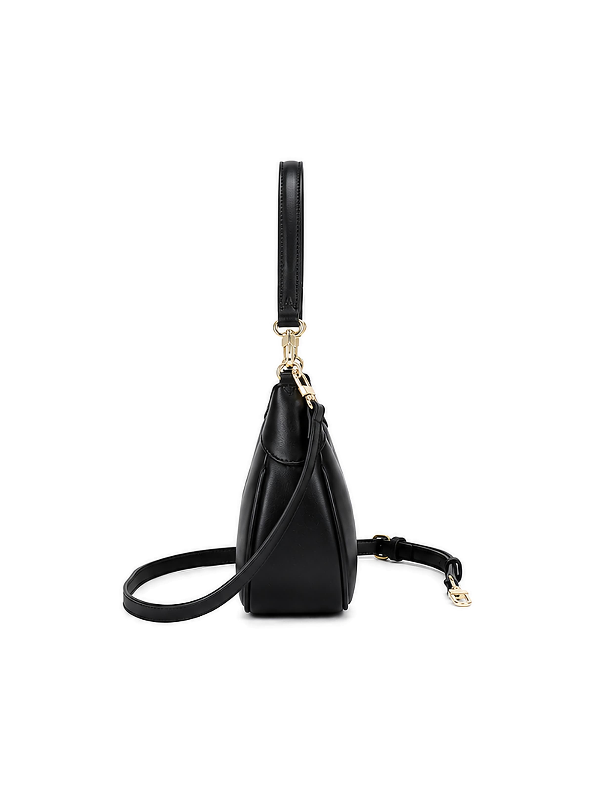 GABRIELLA G By Gabriella Gucci Hobo »CARLA« Damen Schultertasche, Umhängetasche mit G-Logo-Schmuckelement