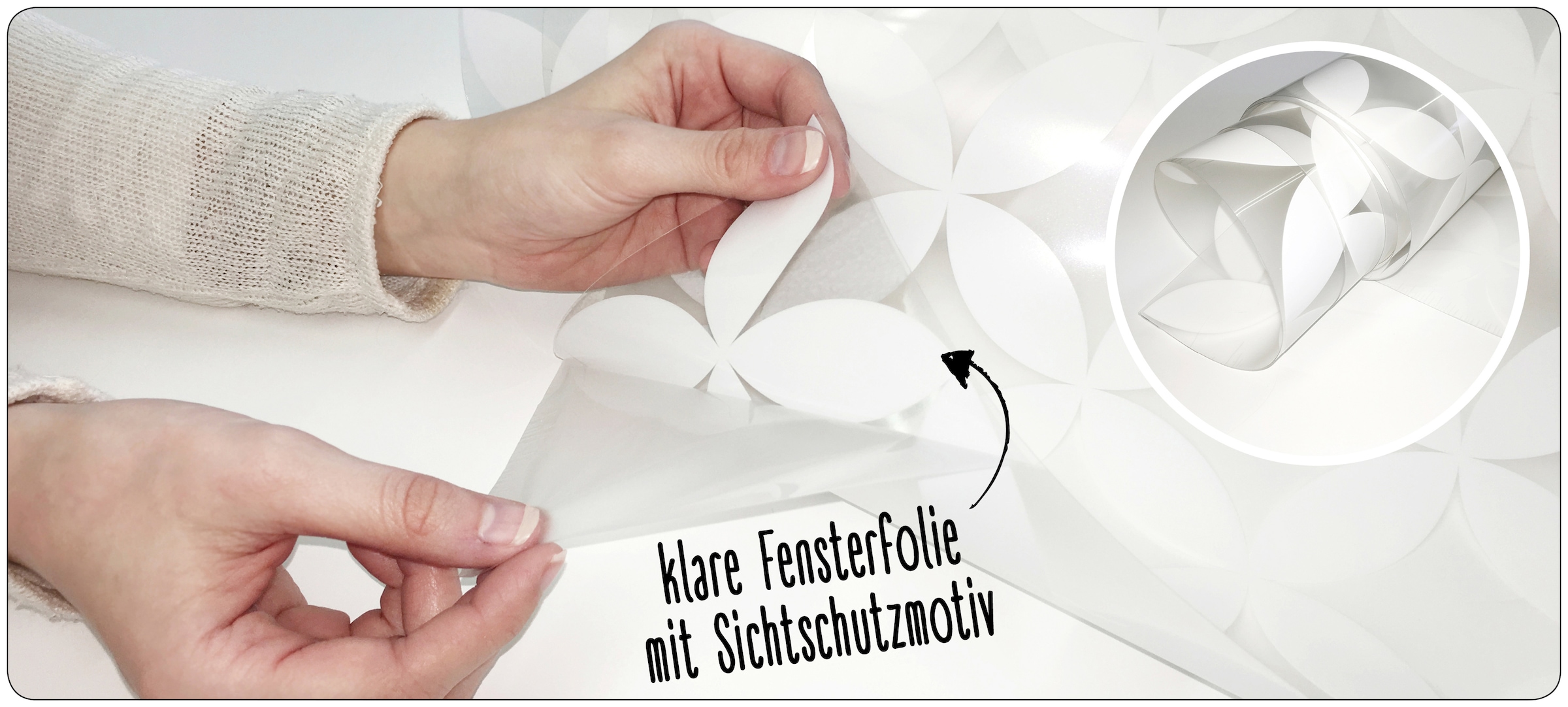 MySpotti Fensterfolie »Look Zangtangel white«, halbtransparent,  glattstatisch haftend, 60 x 100 cm, statisch haftend online bestellen