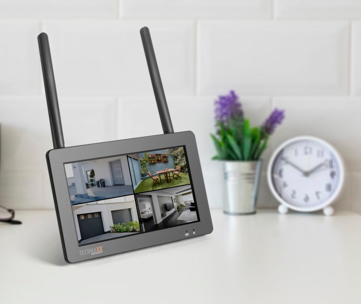 Technaxx Überwachungskamera »Set TX-128 mit Touchscreen«, Außenbereich