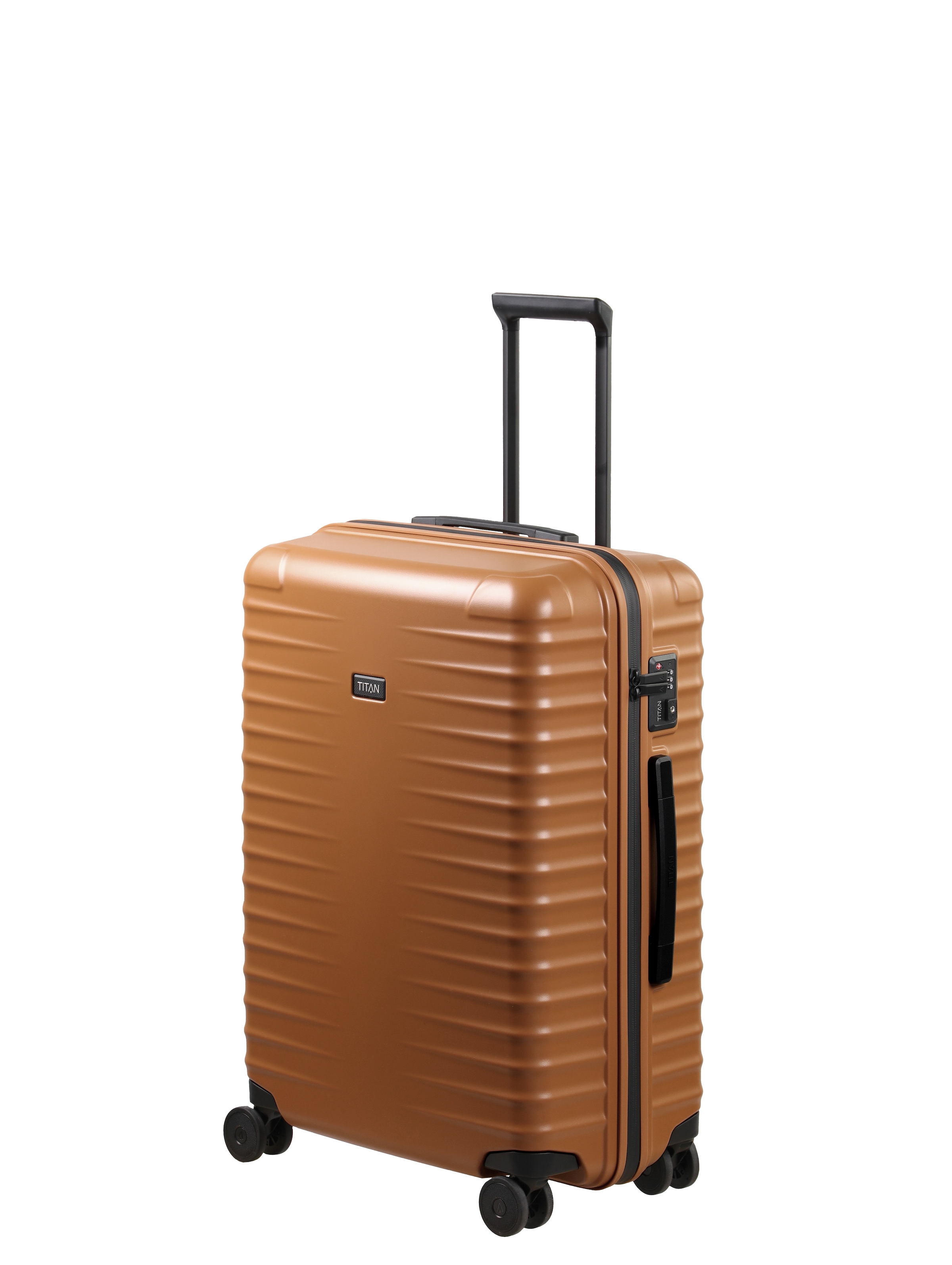 TITAN - Made in Germany Trolley »UPGRADE Koffer Hartschale« 80 l 4 Rollen mit kratzresistenter Oberfläche und cleverer Innenaufteilung