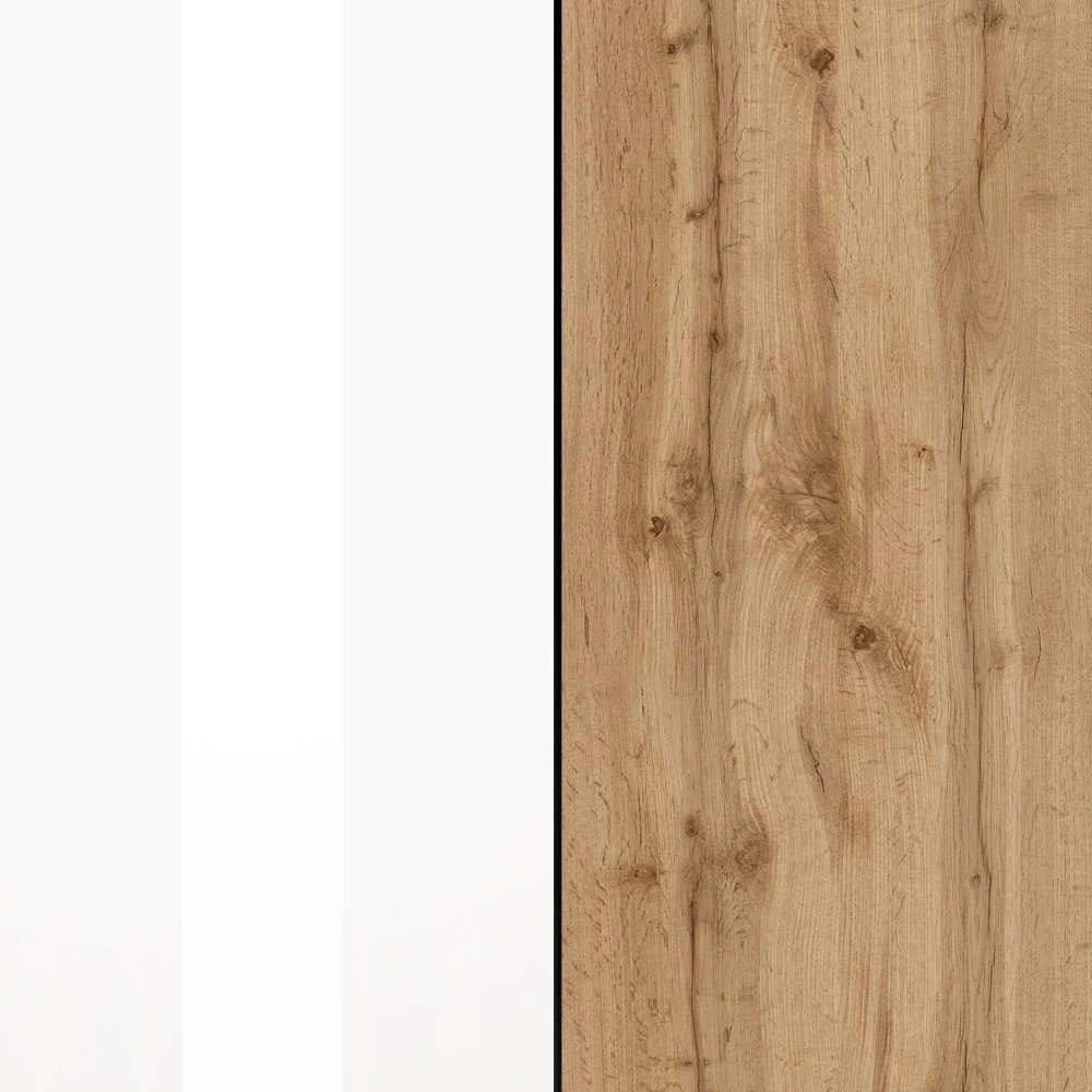 OTTO home Highboard »GARDA ,Kommode, Made in Italy, Breite 102 cm, Höhe 110 cm, grifflos« 1 Stk. tlg. Hochglanzlackierte Fronten, Korpus matt, grifflos