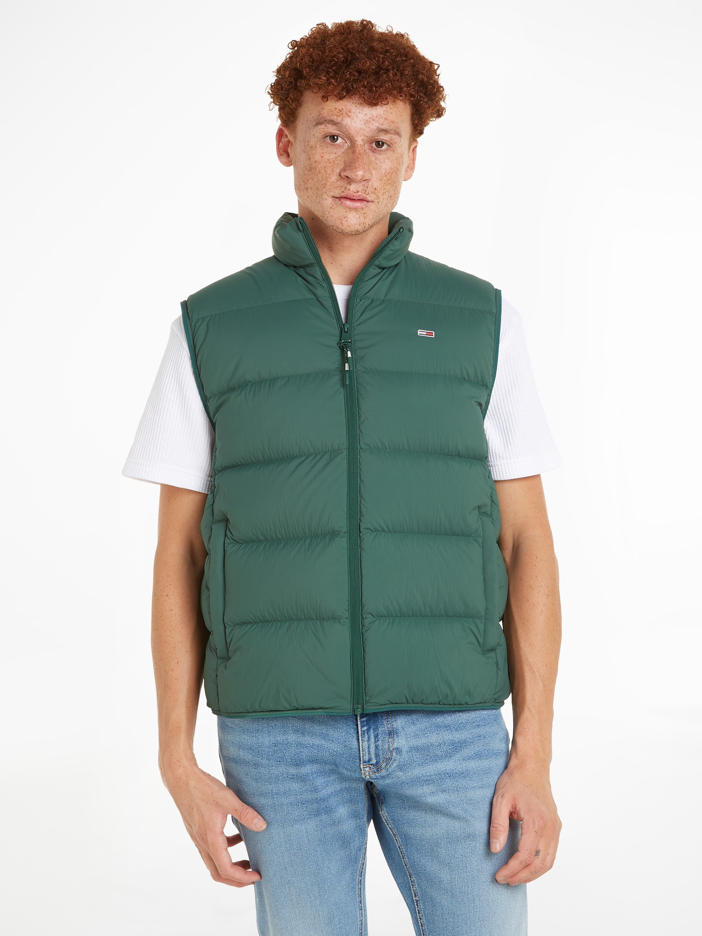 Tommy Jeans Daunenweste »TJM LIGHT DOWN VEST«, mit Stehkragen