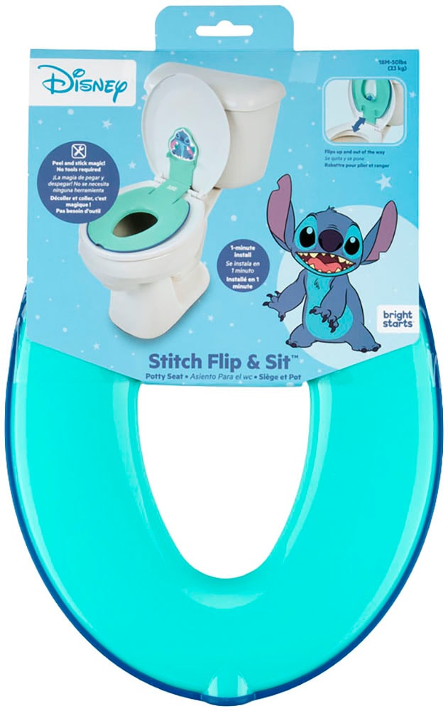 Bright Starts Toilettentrainer »Baby Flip & Sit Toilettensitz Disney Stitch«