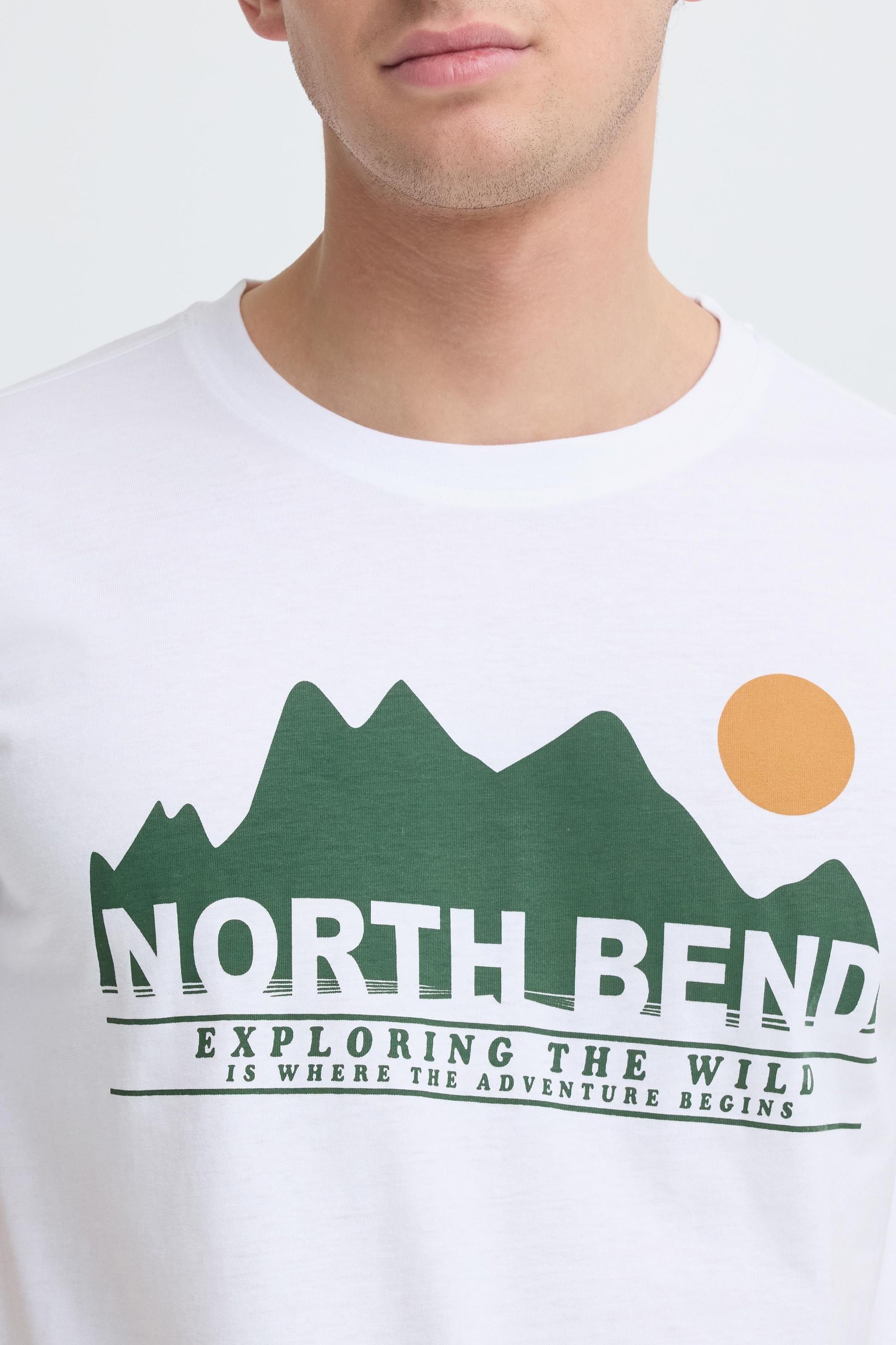 North Bend Rundhalsshirt »Rundhalsshirt NBCash«