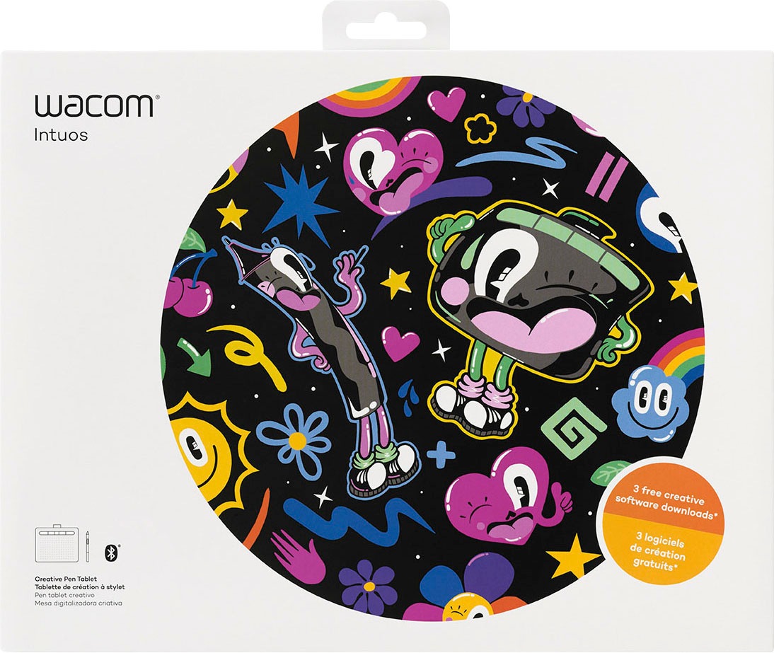 Wacom Grafiktablett »Intuos S Bluetooth Black«,)