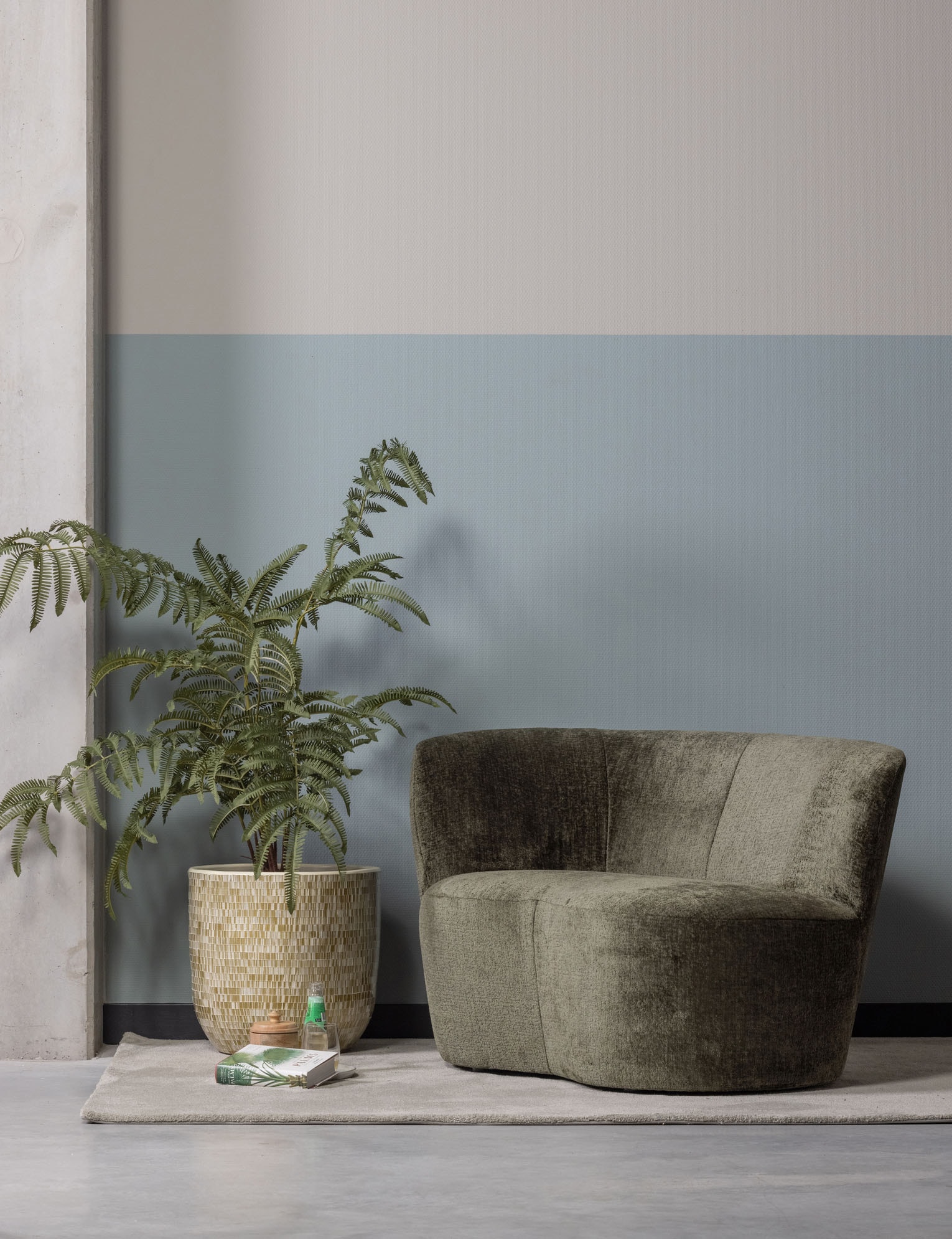 WOOOD Loungesofa »Stone«, frei im Raum stellbar, Höhe 73 cm x Breite 112 cm