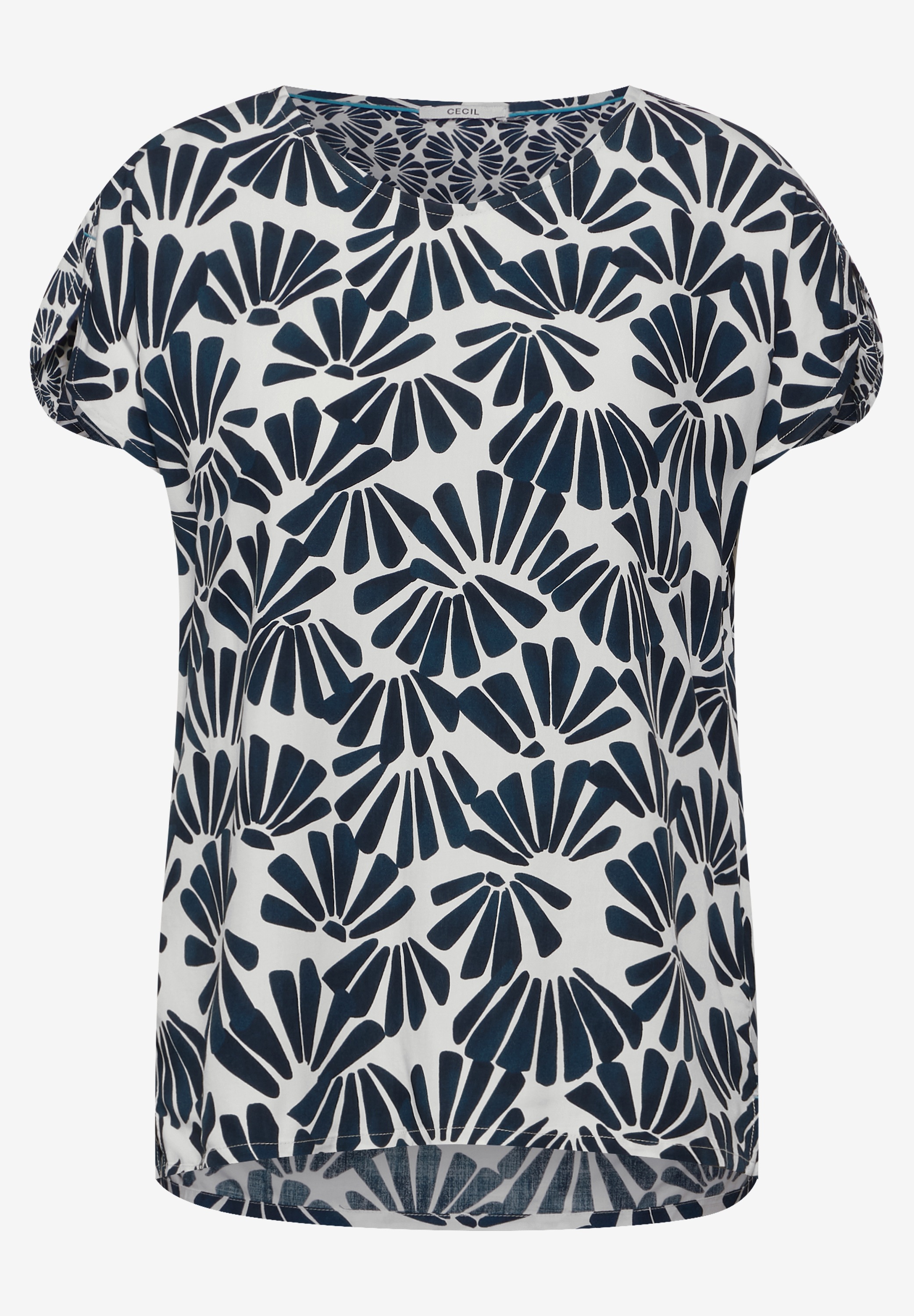 Cecil Kurzarmbluse, mit All-Over Print