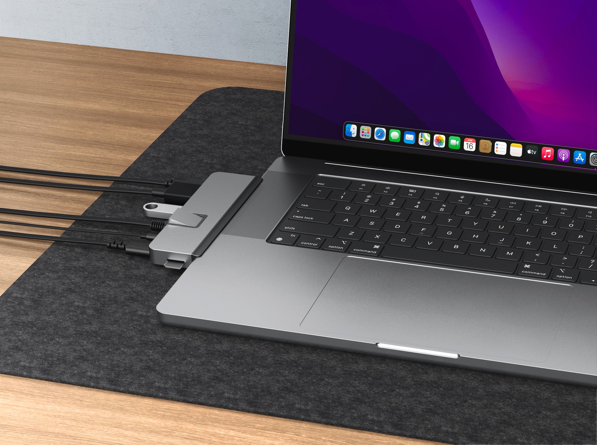 Targus Laptop-Dockingstation »HyperDrive DUO PRO 7-in-2 USB-C Hub für MacBook Pro 2021«