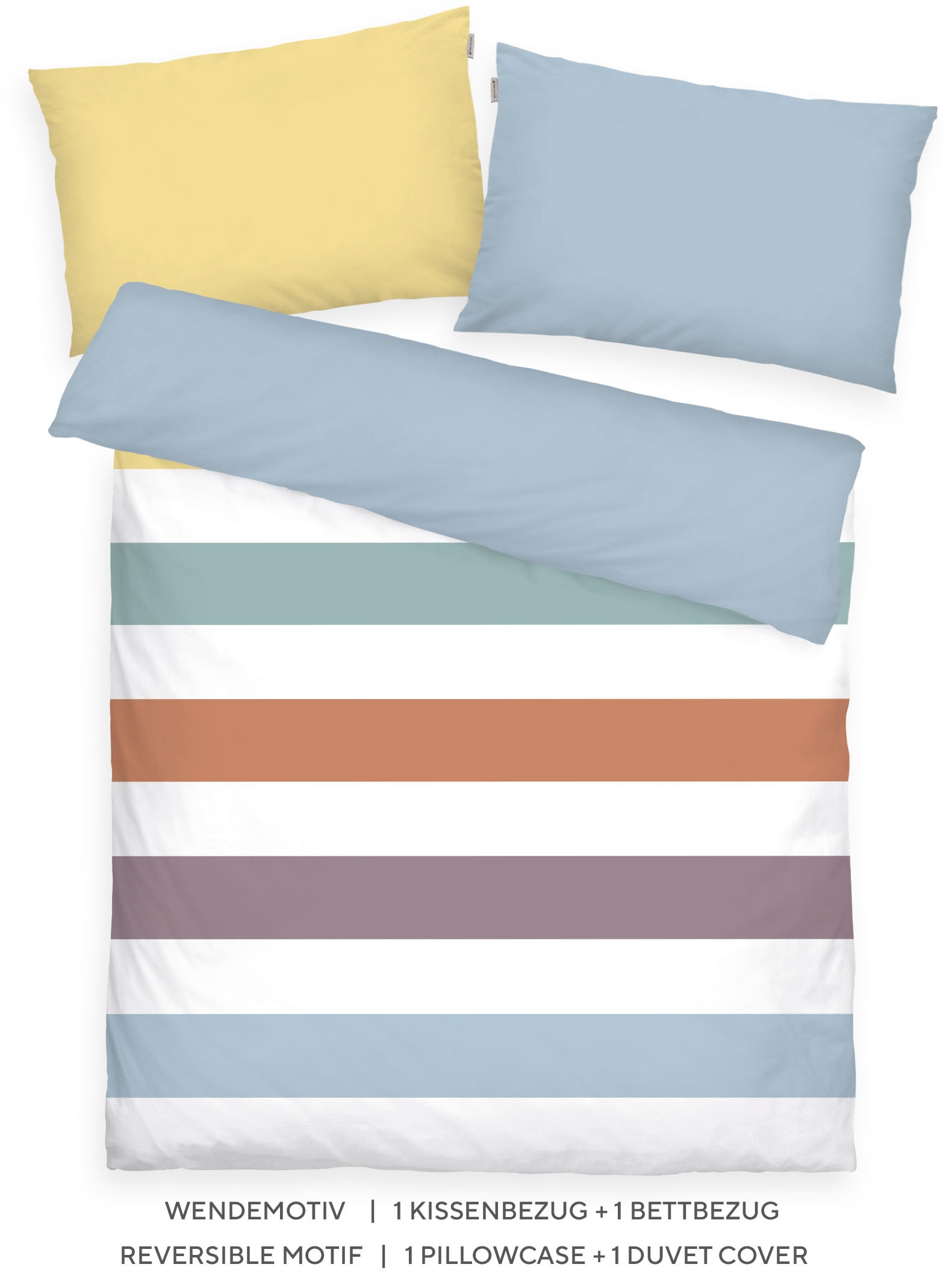 TOM TAILOR HOME Babybettwäsche »TWO-TONE SOLID COLORS in Gr. 100x135cm«, new bedroom, gewebtes Label