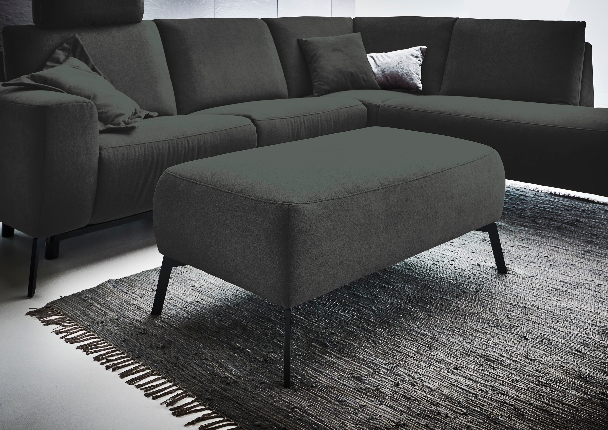 INOSIGN Polsterhocker »Bellini«, passend zur Serie "Bellini", Easy Care-Bezug mit Wasser reinigbar