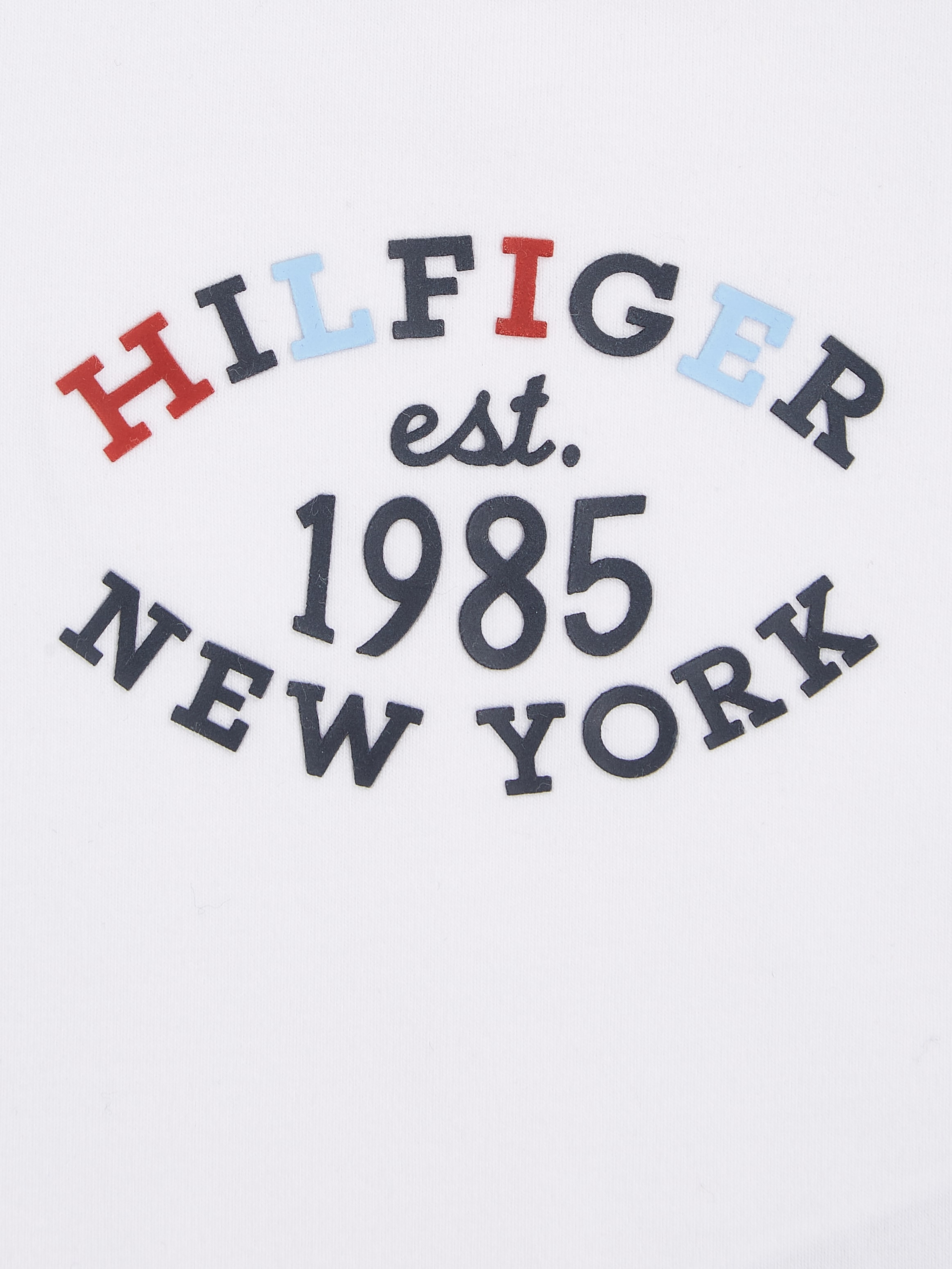 Tommy Hilfiger Langarmbody »MONOTYPE OVAL BODY LS«, Baby bis 2 Jahre, Drucker am Ausschnitt + im Schritt, Logoprint
