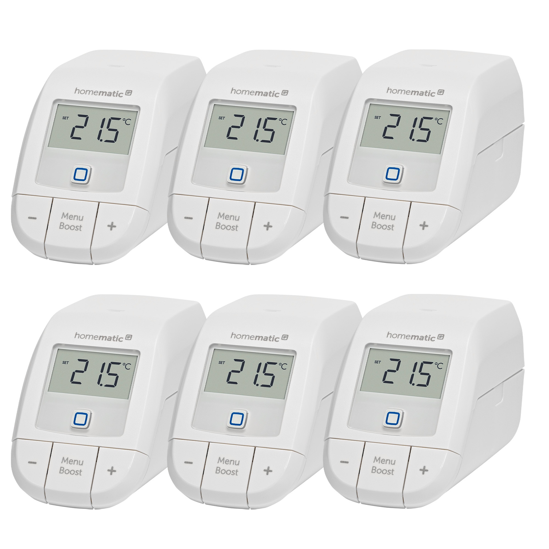 Termostato Intelligente Homematic-ip Heizkörperthermostat Funzione Boost 6 Pezzi