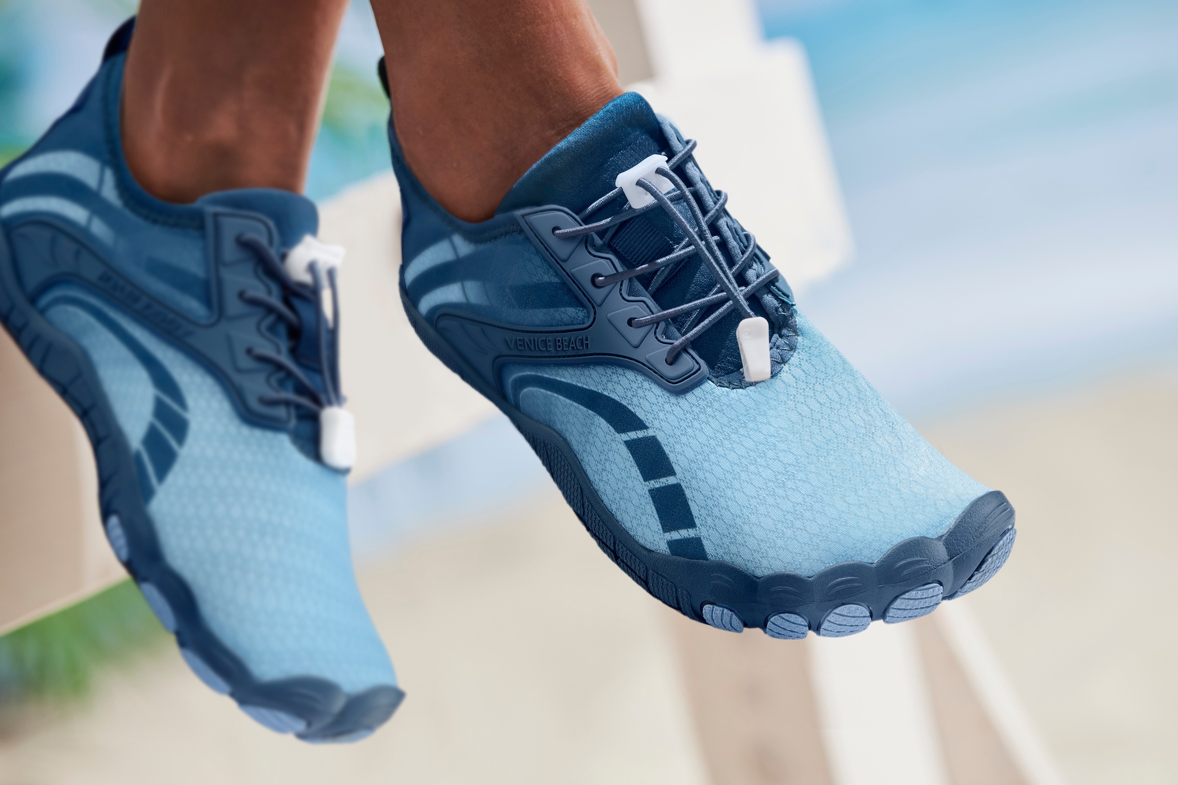 Venice Beach Aquaschuh, mit Kordelzug, Badeschuh, Slipper, Wasserschuh, Unisex VEGAN