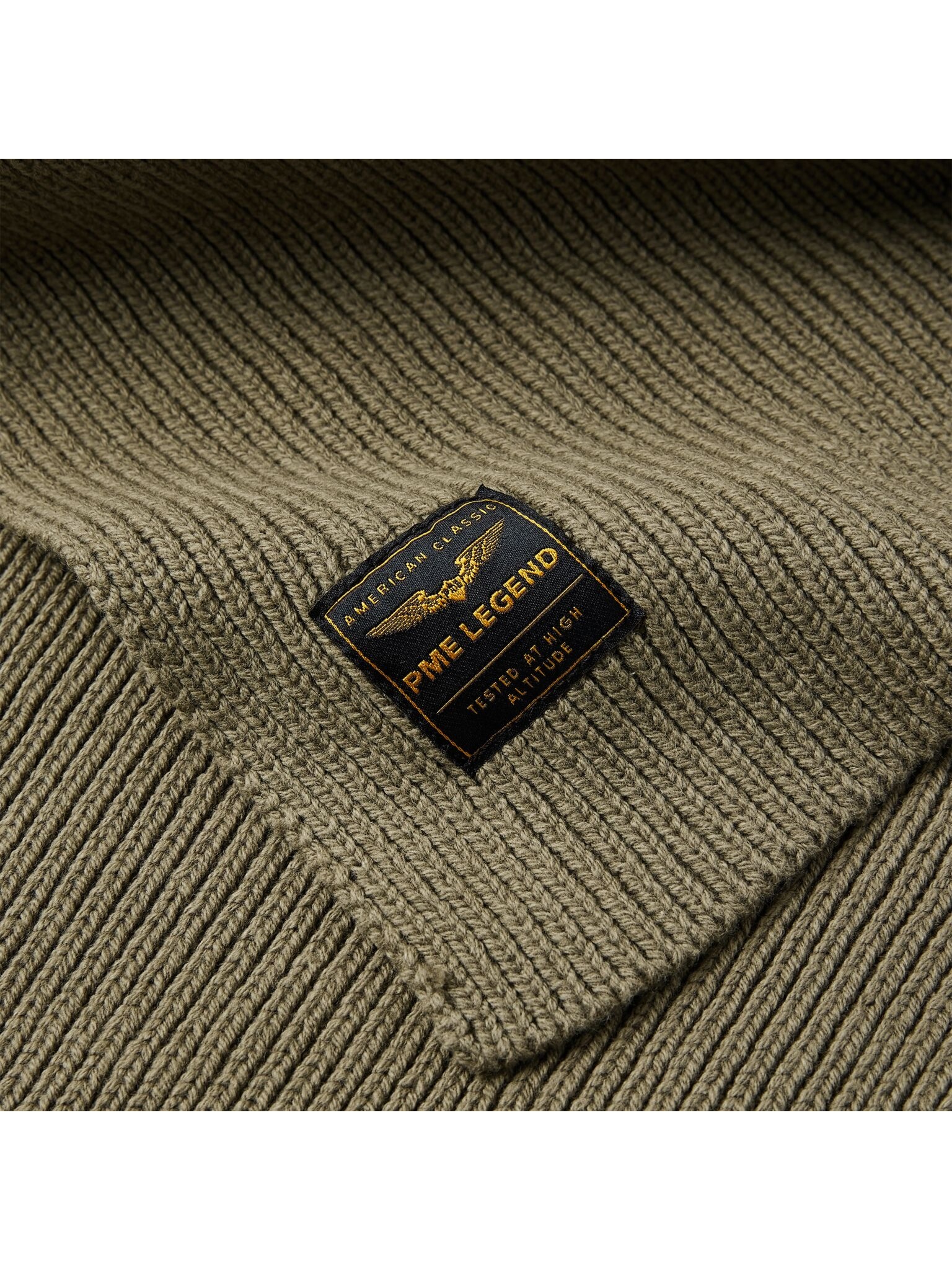 PME LEGEND Strickschal mit Logo Stickerei