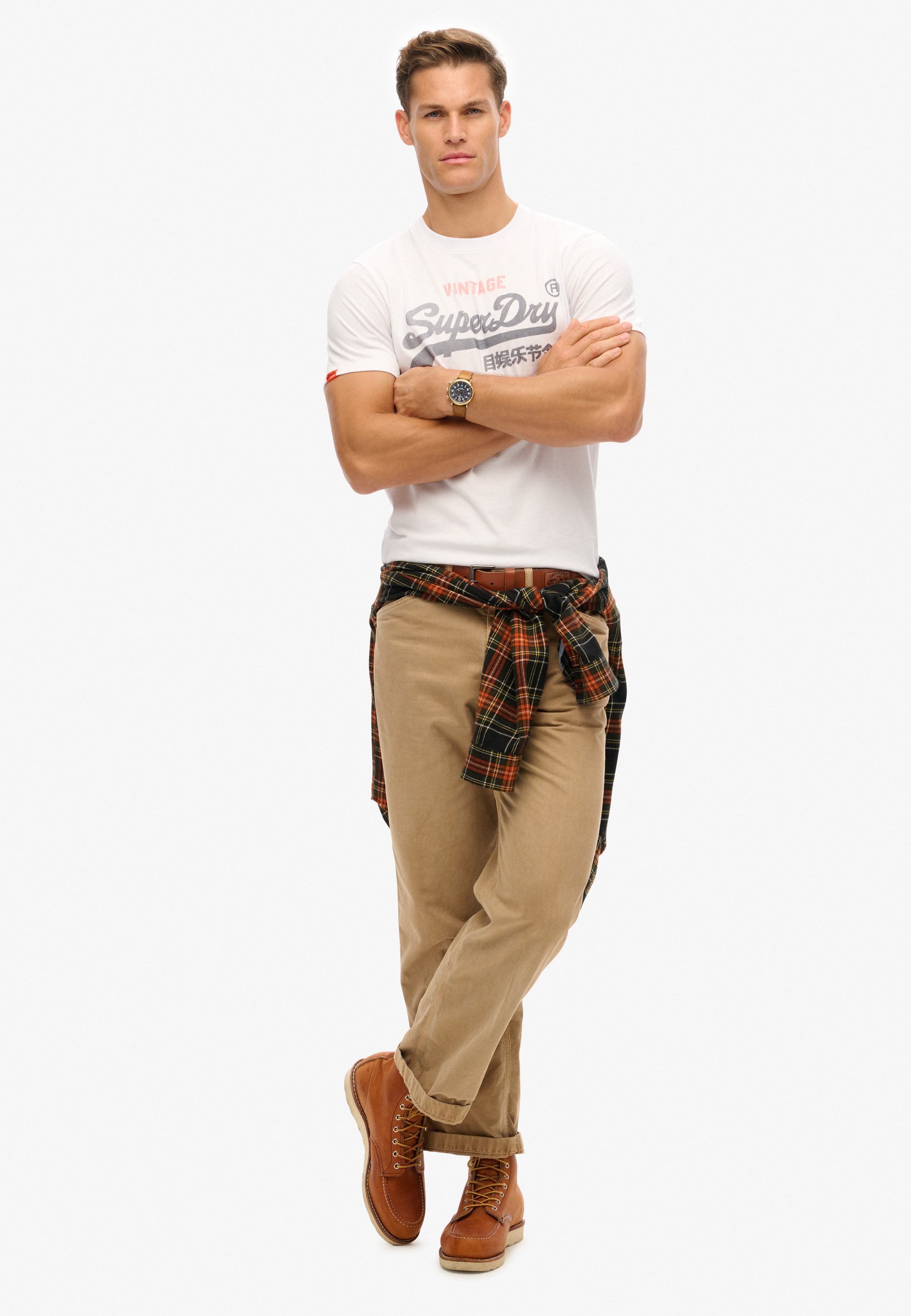 Superdry Rundhalsshirt »VL HERITAGE RELAXED TEE«