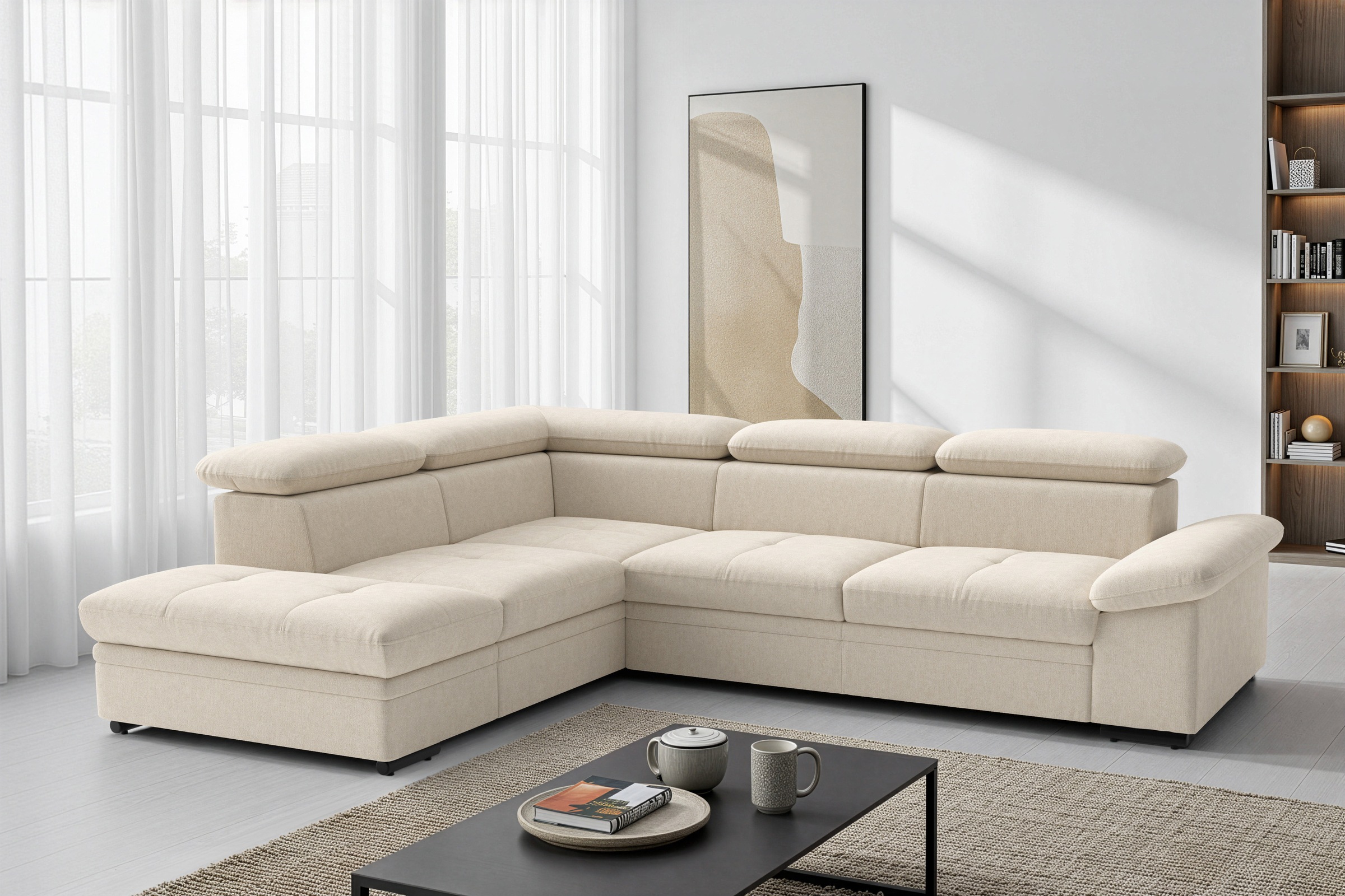 sit&more Ecksofa »Viola, L-Form, B. 249 cm« optional Schlaffunktion