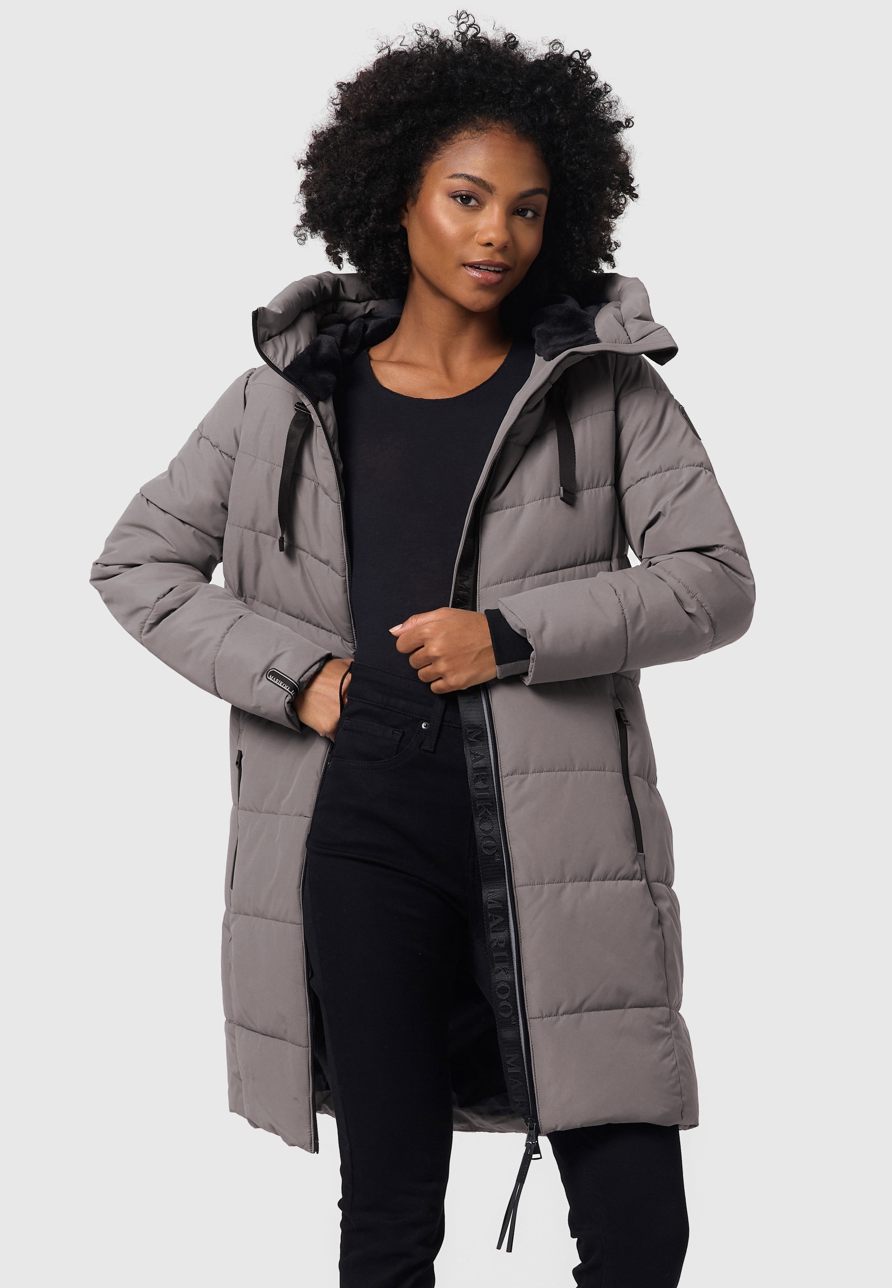 Marikoo Winterjacke »Marikoo Natsukoo Damen Winter Steppjacke lang B978«