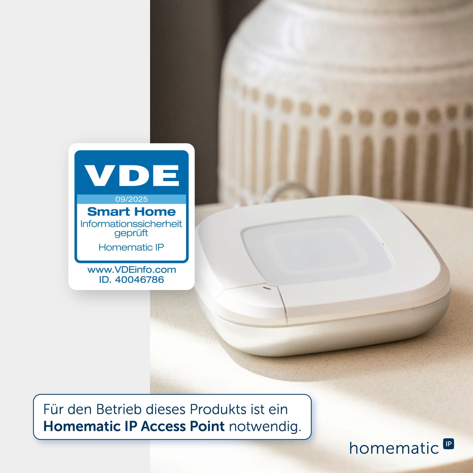 Homematic IP Smart-Home-Zubehör »Schlüsselbundfernbedienung - Alarm V2«