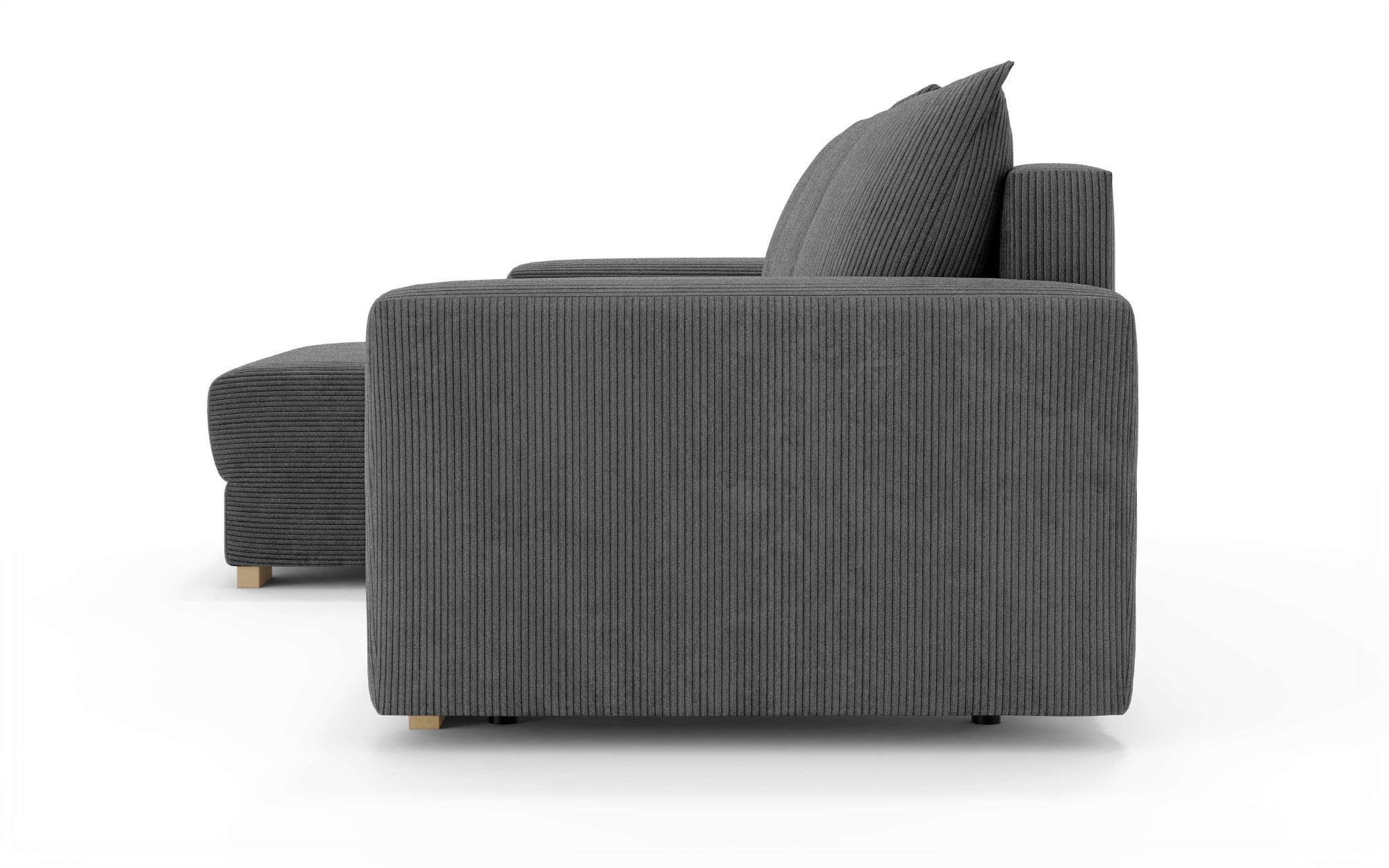 INOSIGN Ecksofa »MAGHERA universell Schlafsofa mit Bettkasten, Maße B/T/H: 255/142/84cm«, L-Form mit Recamiere rechts oder links montierbar, hoher Sitzkomfort