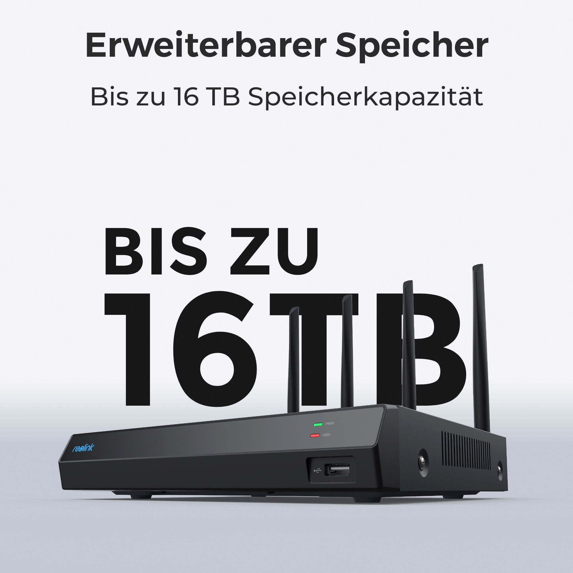 Überwachungskamera »NVS12-8MB4W WiFi System«, Außenbereich