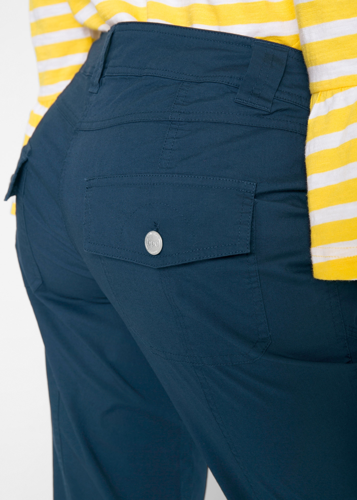 bonprix Cargohose  Stretch-Cargo-Hose, 3/4-Länge