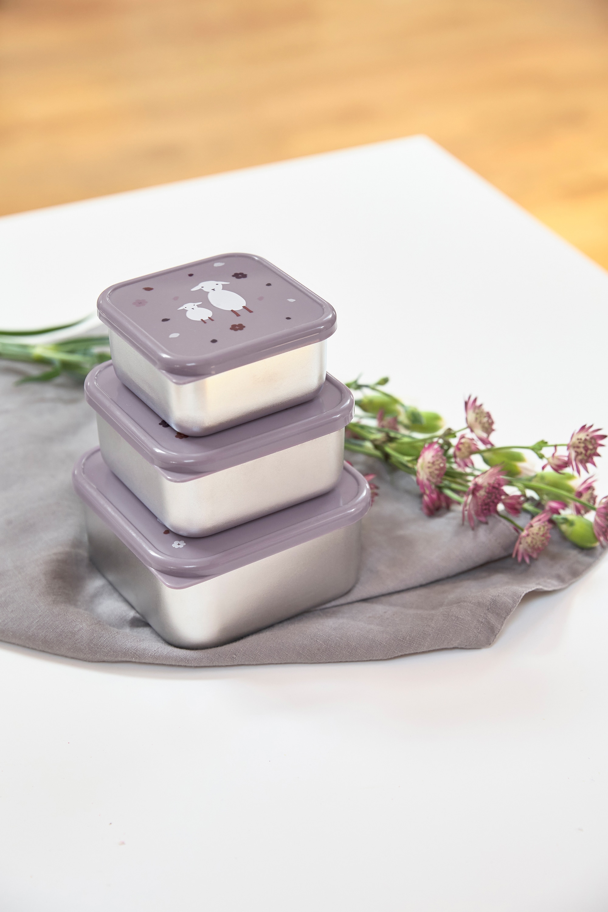LÄSSIG Lunchbox »Tiny Farmer«, (3 tlg.)