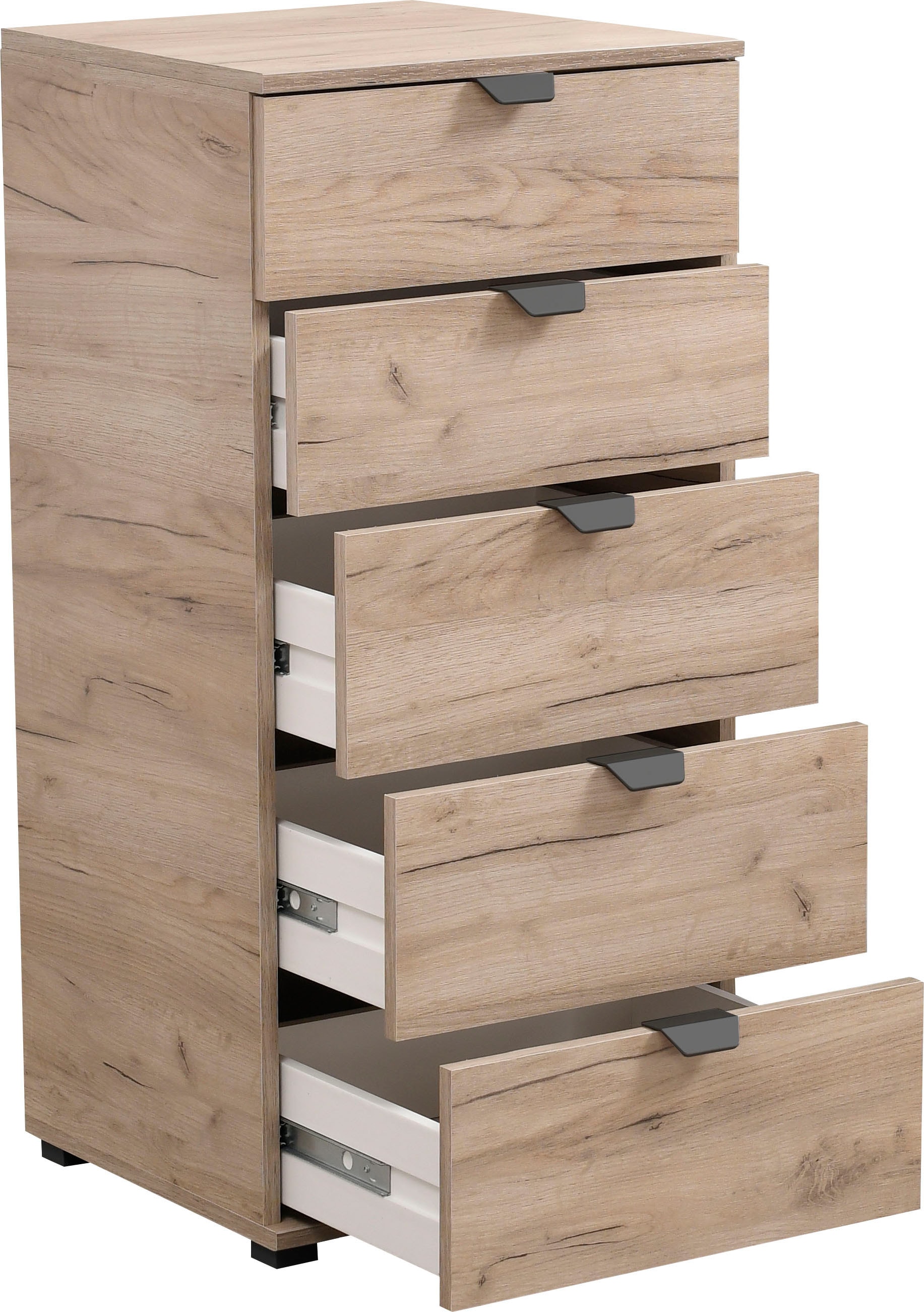 Home affaire Kommode »Duero Schubkastenkommode« mit 5 Schubkästen, Breite ca. 45 cm
