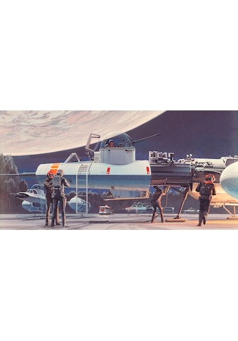 Komar Fototapete »Star Wars Classic RMQ Yavin Y-Wing«, futuristisch-mehrfarbig-Weltall kaufen