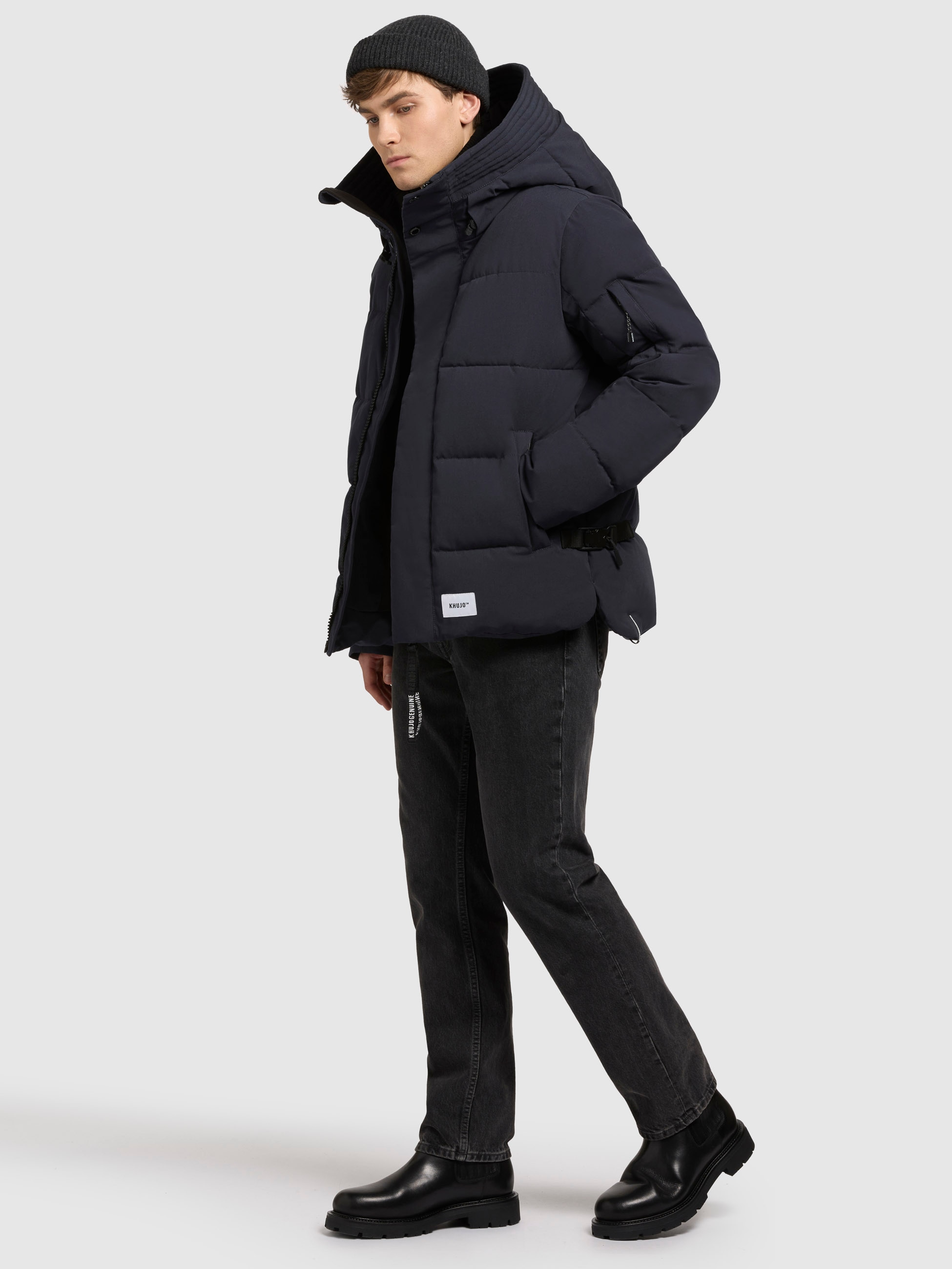 khujo Steppjacke »BARD«, mit Kapuze