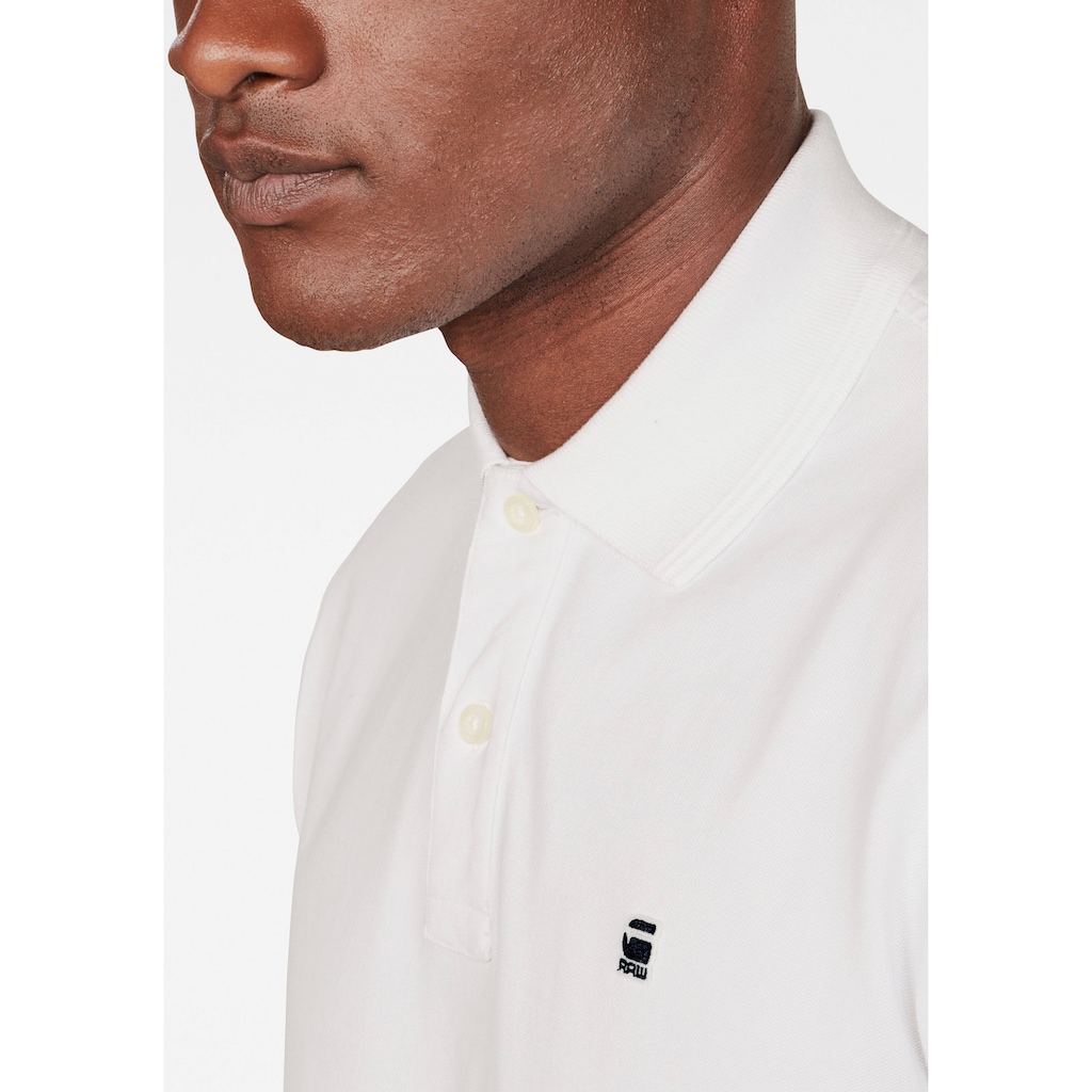 G-Star RAW Poloshirt »Dunda Polo«, Logostickerei auf der Brust