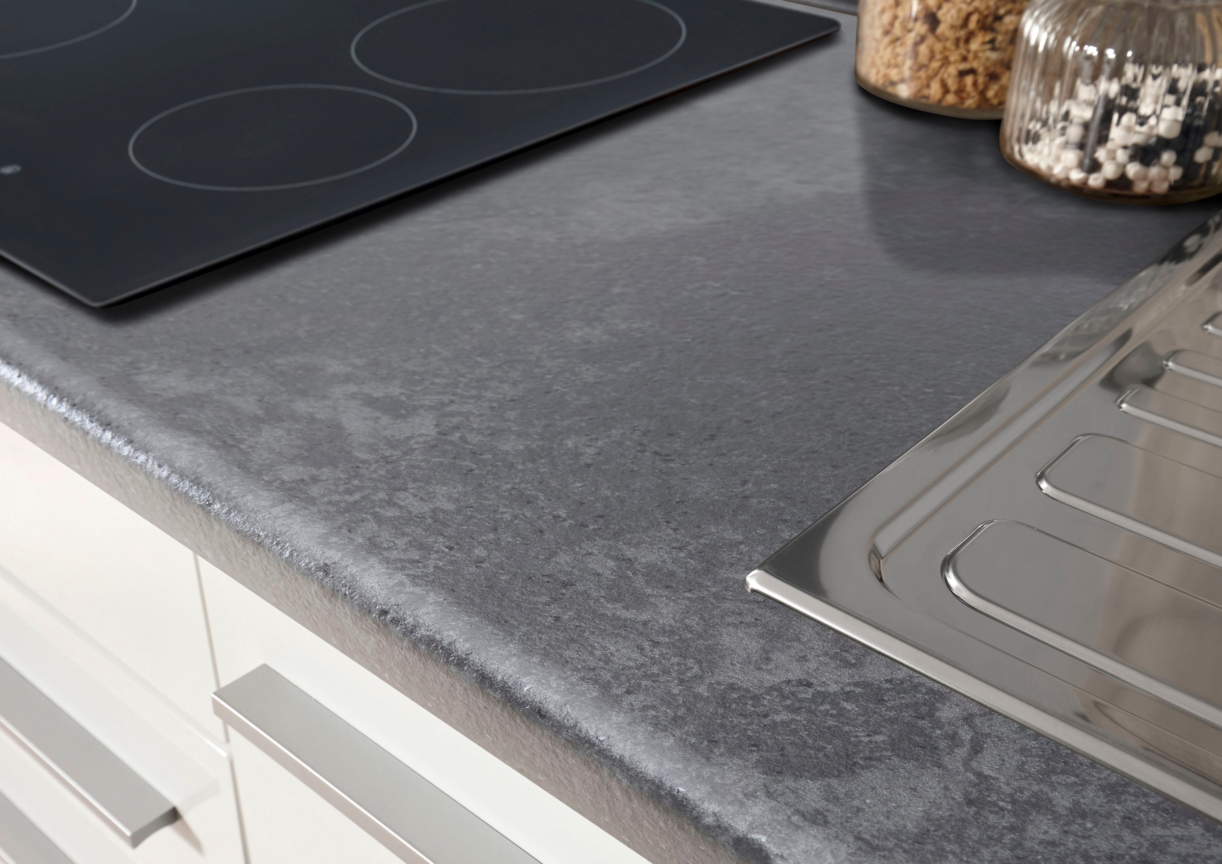 BASIC by Balculina Winkelküche »Jazz«, Stellbreite 320/175 cm, wahlweise mit E-Geräten
