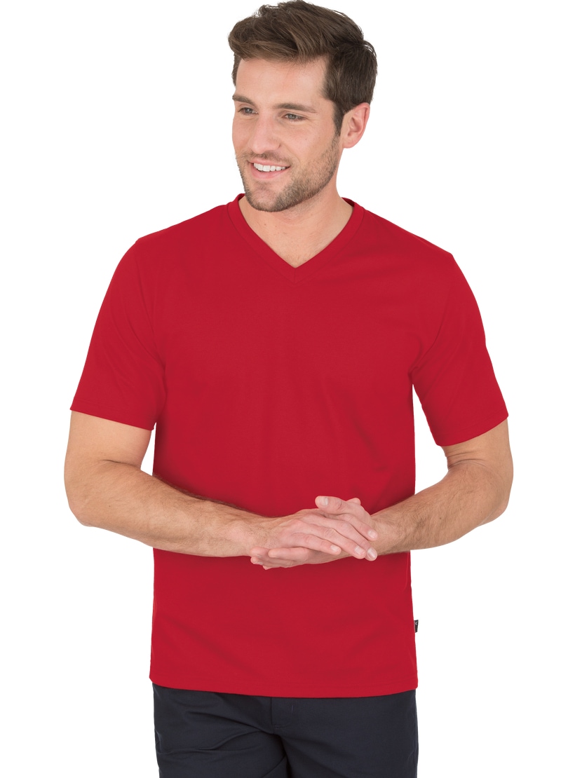 Trigema T-Shirt »TRIGEMA V-Shirt DELUXE«, (1 tlg.)